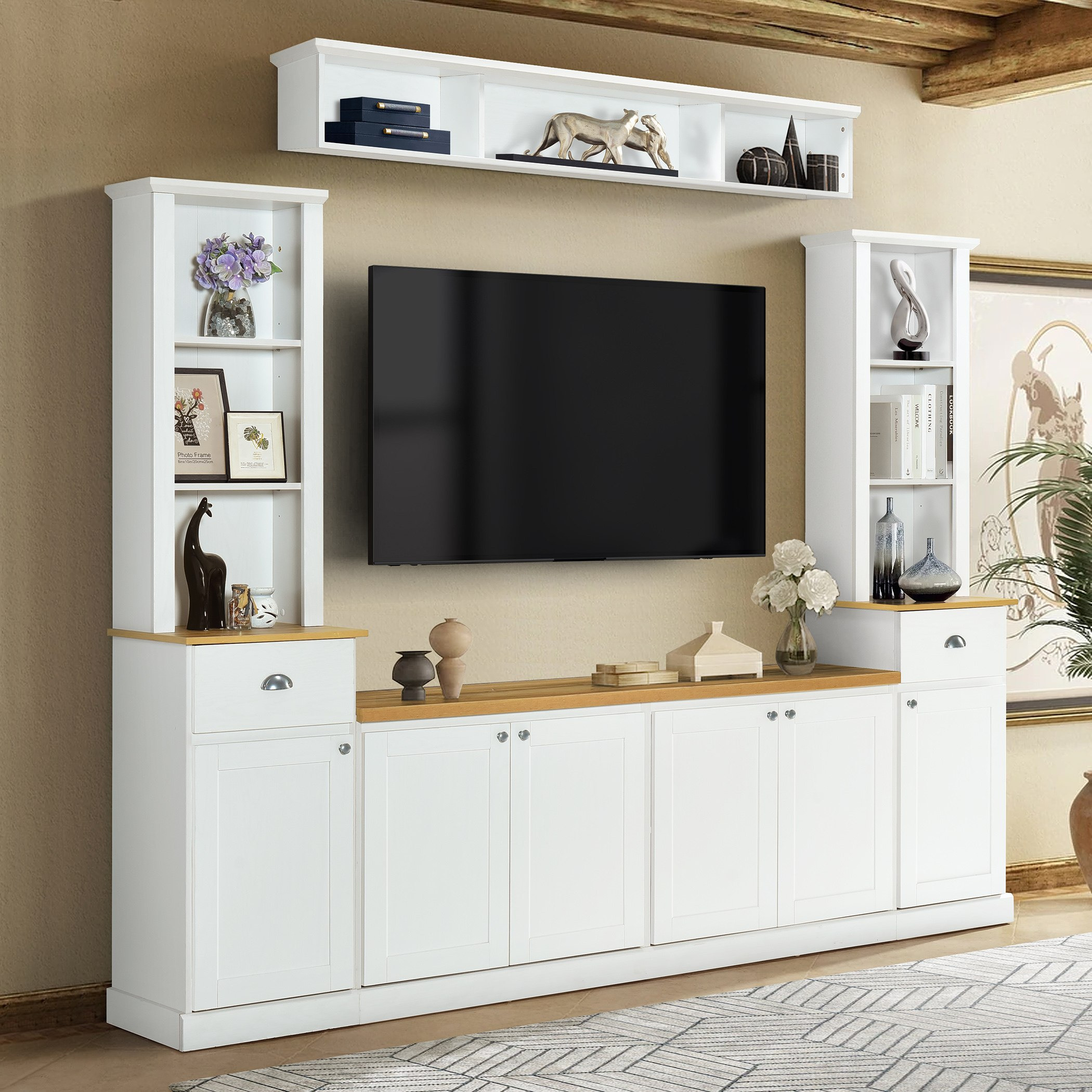 وحدة تلفزيون للحائط للأجهزة حتى 60 بوصة من سكاي-hbxlivingroom-mediaunitsandstorage-wallunits-image-2
