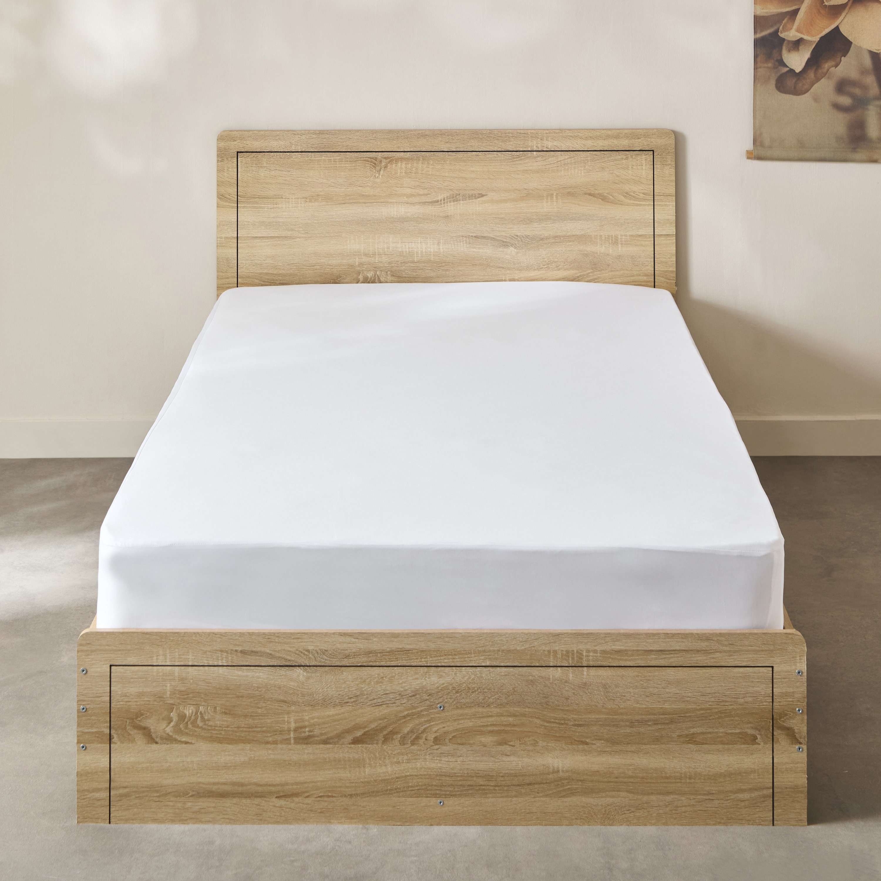 Atlanta Waterproof Twin Mattress Protector - 120X200+33 cm-hbxhomeware-hbxdecorandfurnishings-image-2