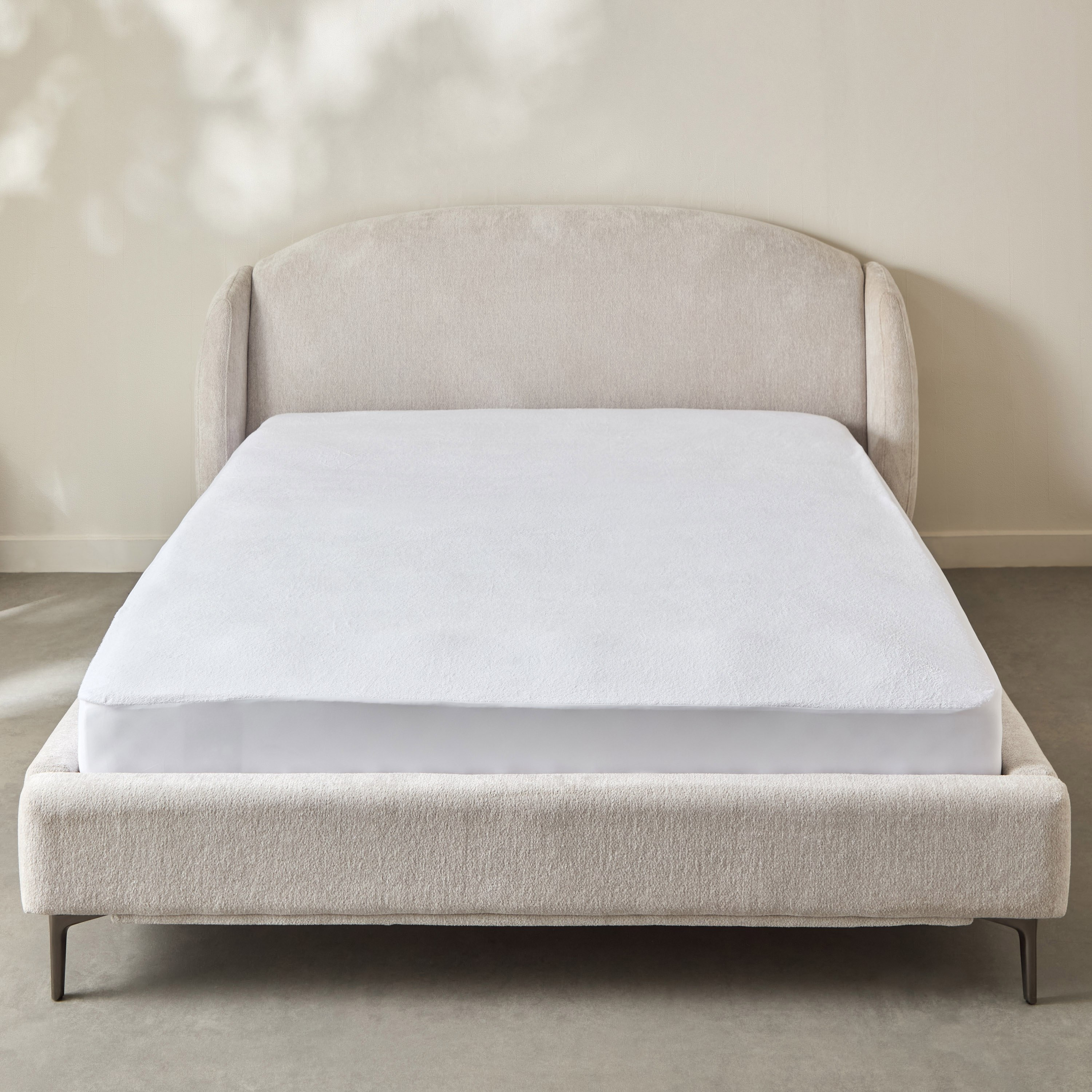 Terry Waterproof Queen Mattress Protector - 150X200+33 cm-PROMO_HB_AE_B1G1_250925-image-2
