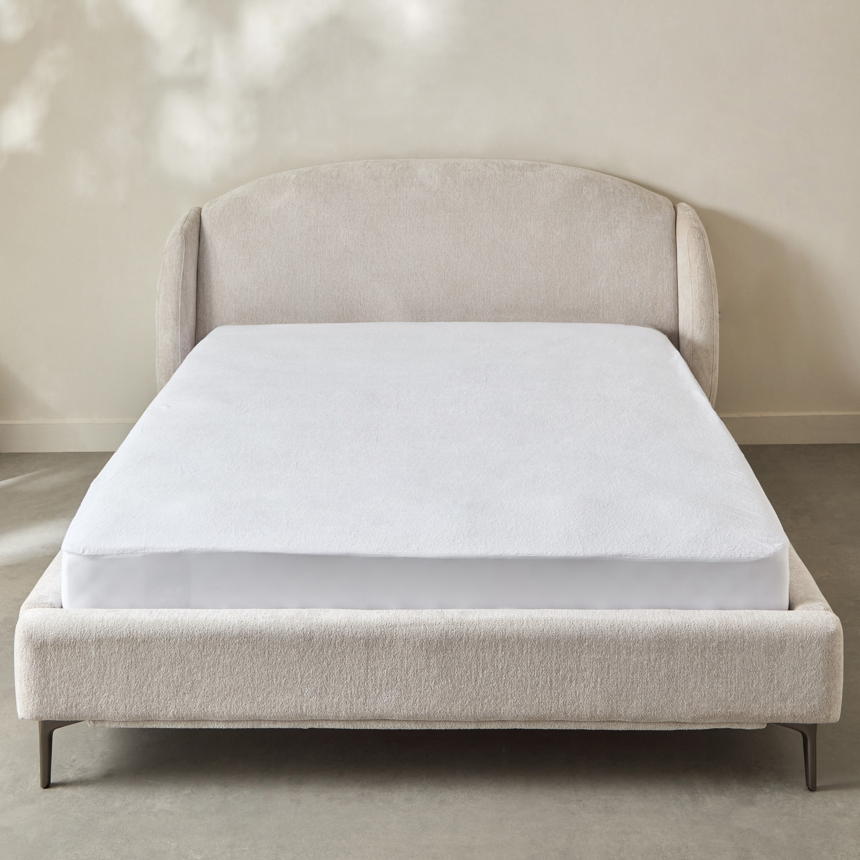 Terry Waterproof Double Mattress Protector - 140x200+33 cm-hbxhomeware-hbxdecorandfurnishings-image-2