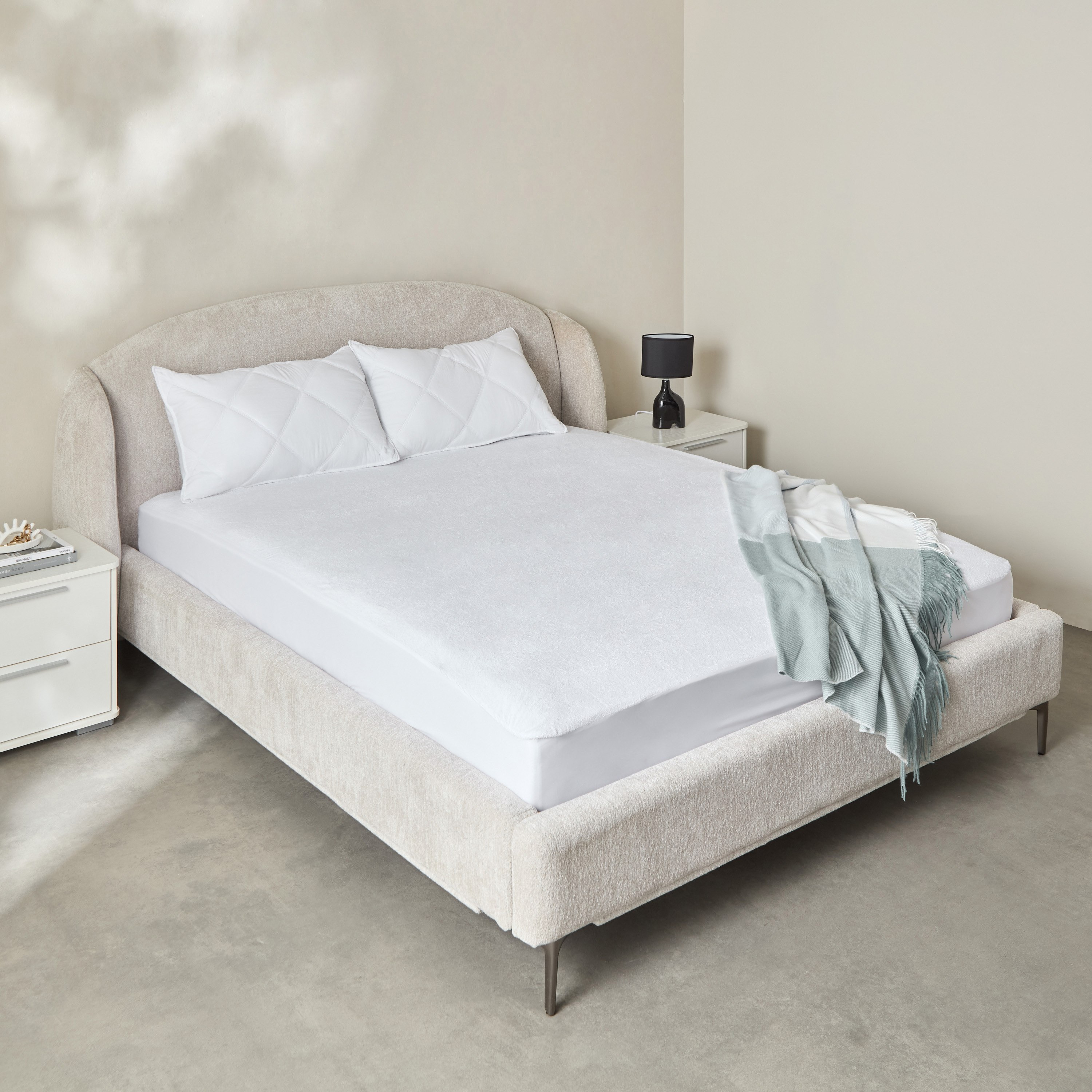 Terry Waterproof Double Mattress Protector - 140x200+33 cm-hbxhomeware-hbxdecorandfurnishings-image-7