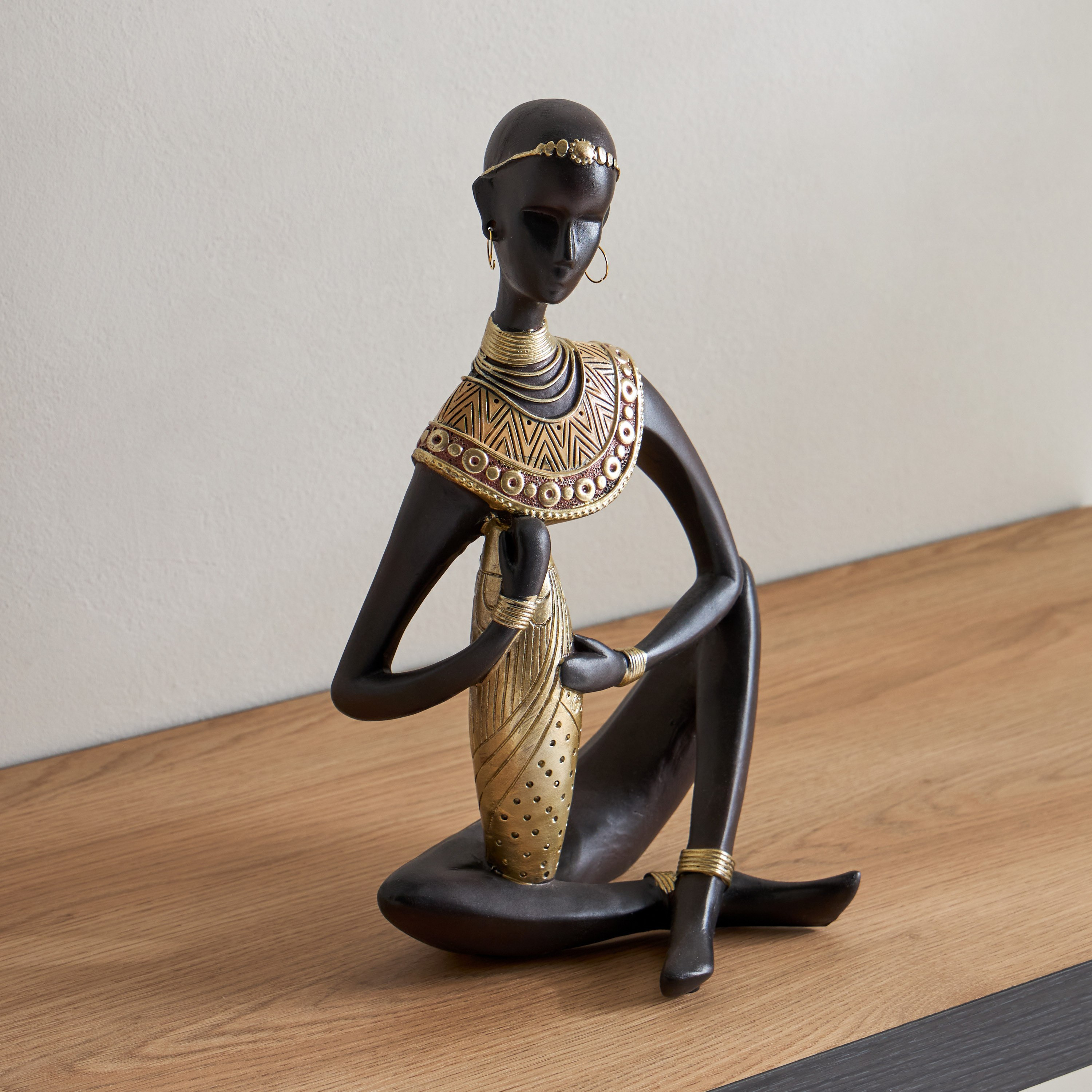Marcel Polyresin Rural Lady Figurine - 19x15x32.5 cm-hbxhomeware-homedecor-figurinesandornaments-image-2