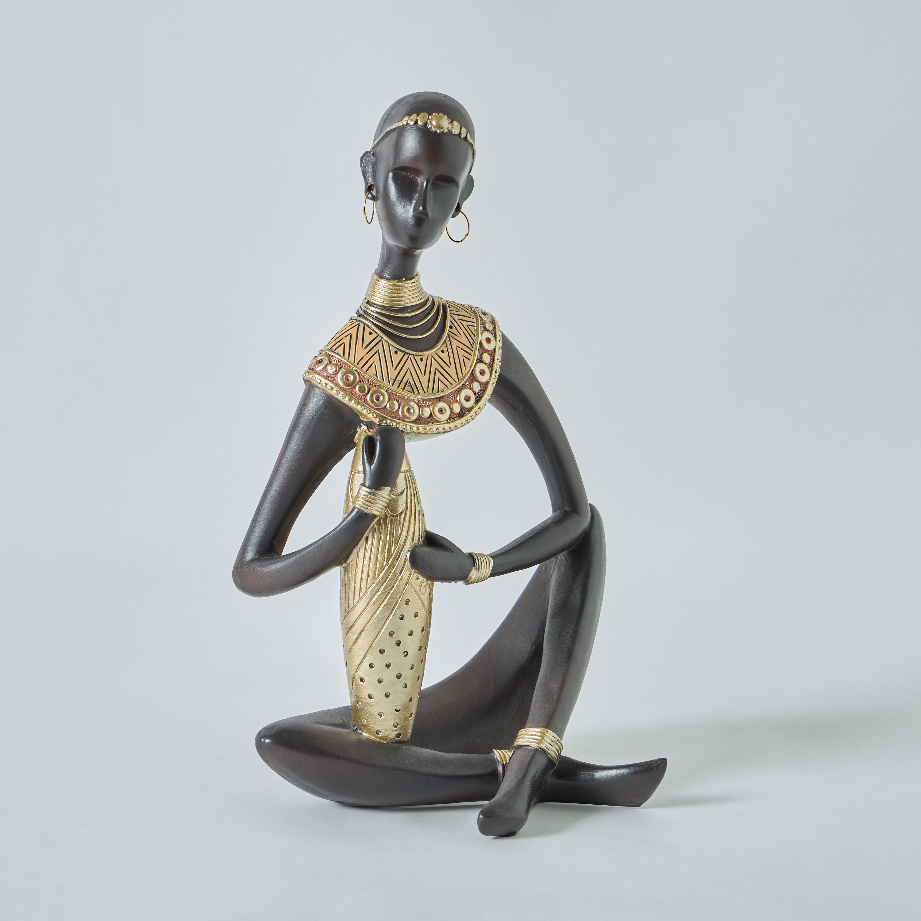 Marcel Polyresin Rural Lady Figurine - 19x15x32.5 cm-hbxhomeware-homedecor-figurinesandornaments-image-5
