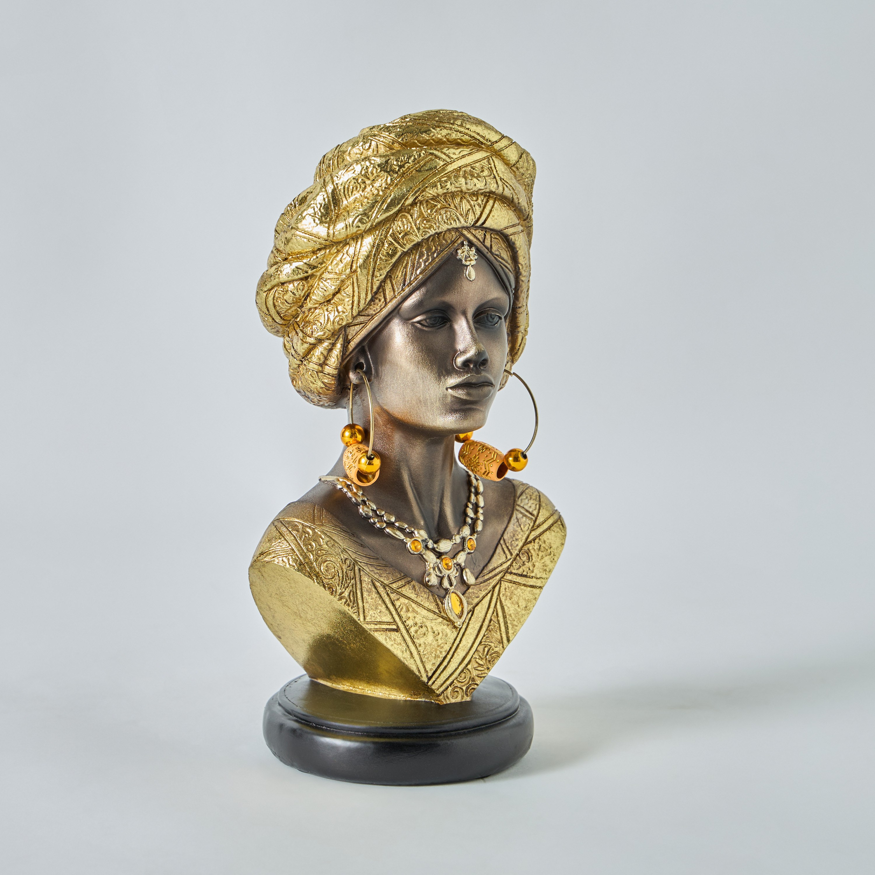 Marcel Polyresin Lady with Turban - 15x12x26.5 cm-hbxhomeware-homedecor-figurinesandornaments-image-5