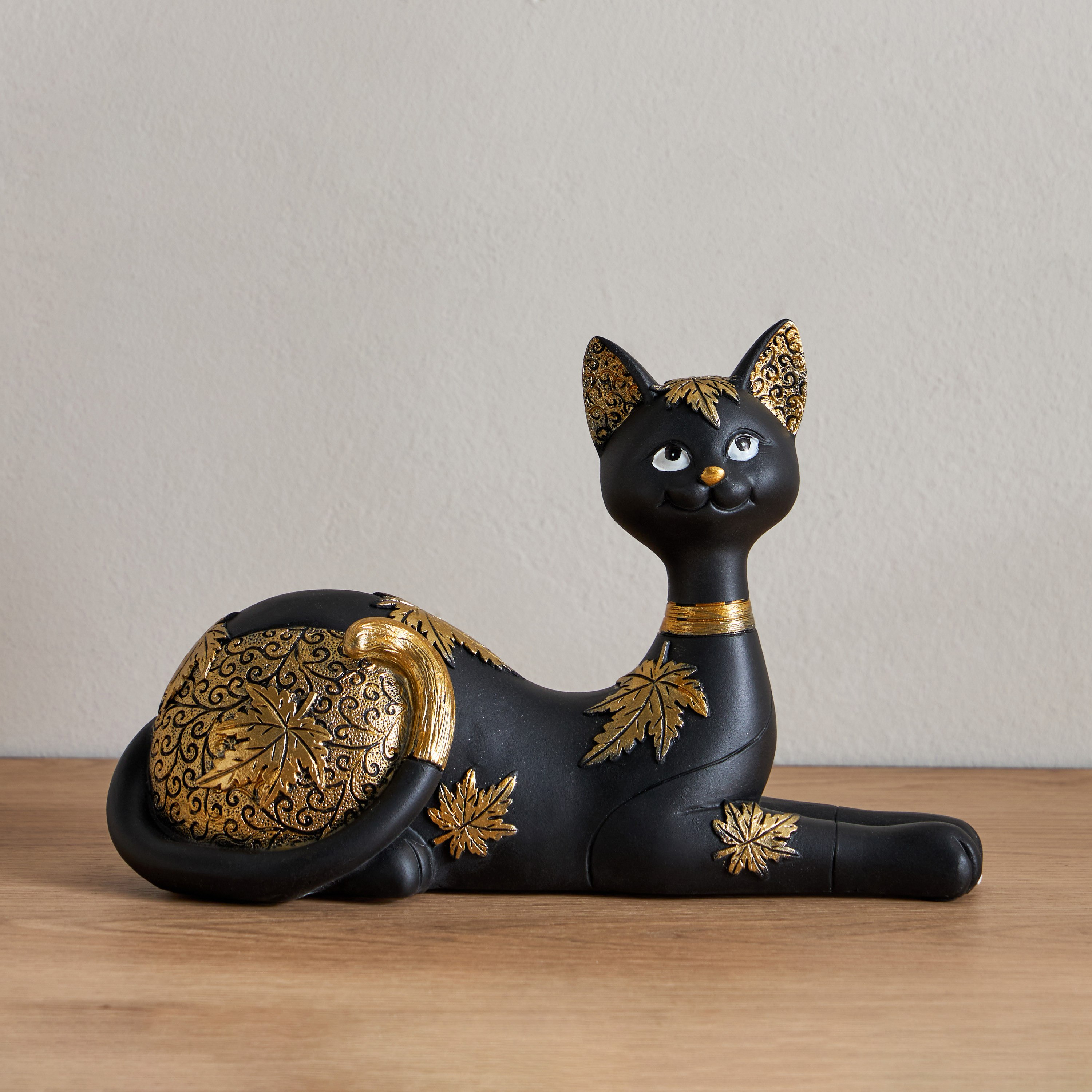 تمثال بوليريسين بتصميم قطة جالسة من مارسيل - 25x9x16 سم-hbxhomeware-homedecor-figurinesandornaments-image-1