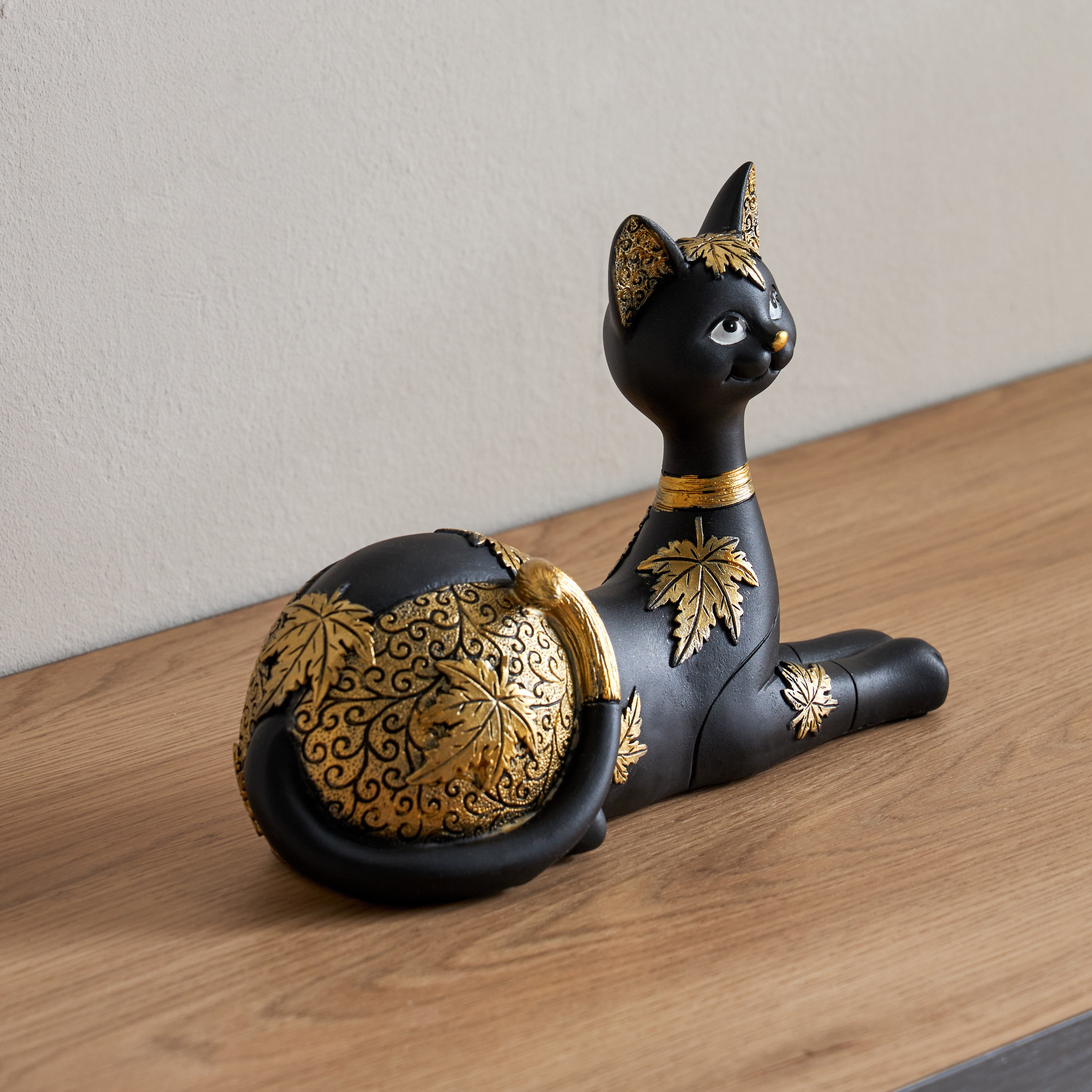 تمثال بوليريسين بتصميم قطة جالسة من مارسيل - 25x9x16 سم-hbxhomeware-homedecor-figurinesandornaments-image-2