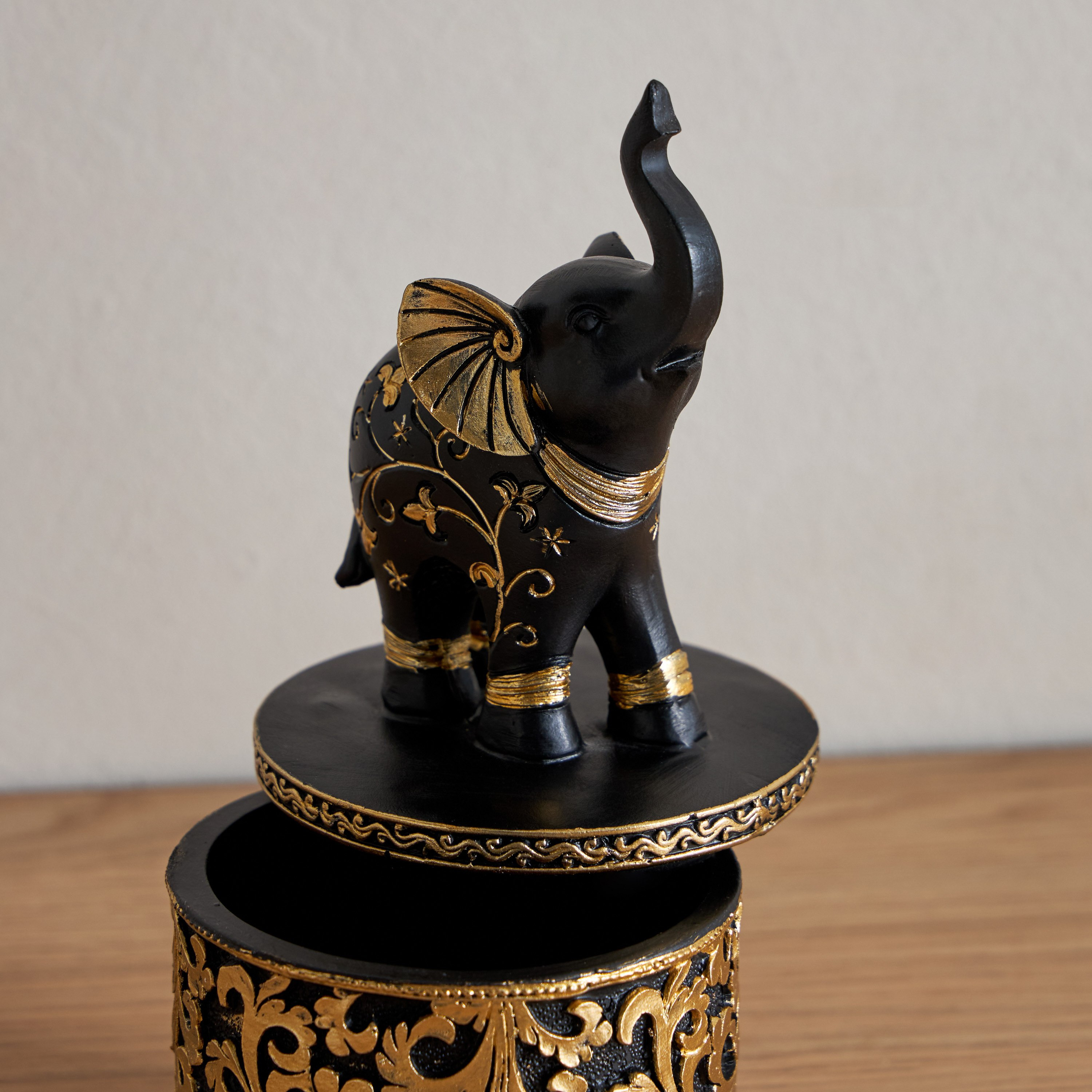 جرة ديكور على شكل فيل من البولي ريزين من مارسيل - 9x9x18.5 سم-hbxhomeware-homedecor-figurinesandornaments-image-3