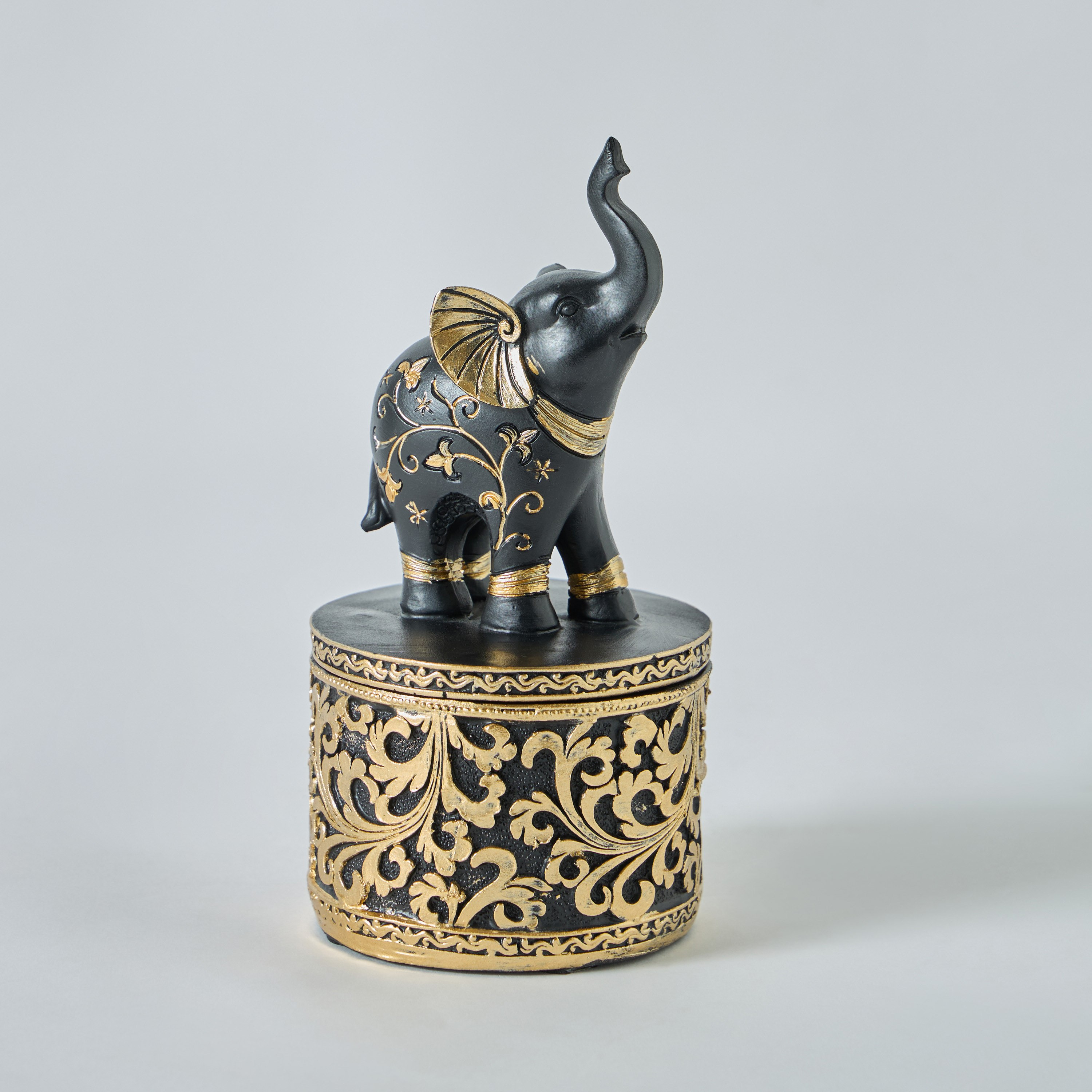 جرة ديكور على شكل فيل من البولي ريزين من مارسيل - 9x9x18.5 سم-hbxhomeware-homedecor-figurinesandornaments-image-5