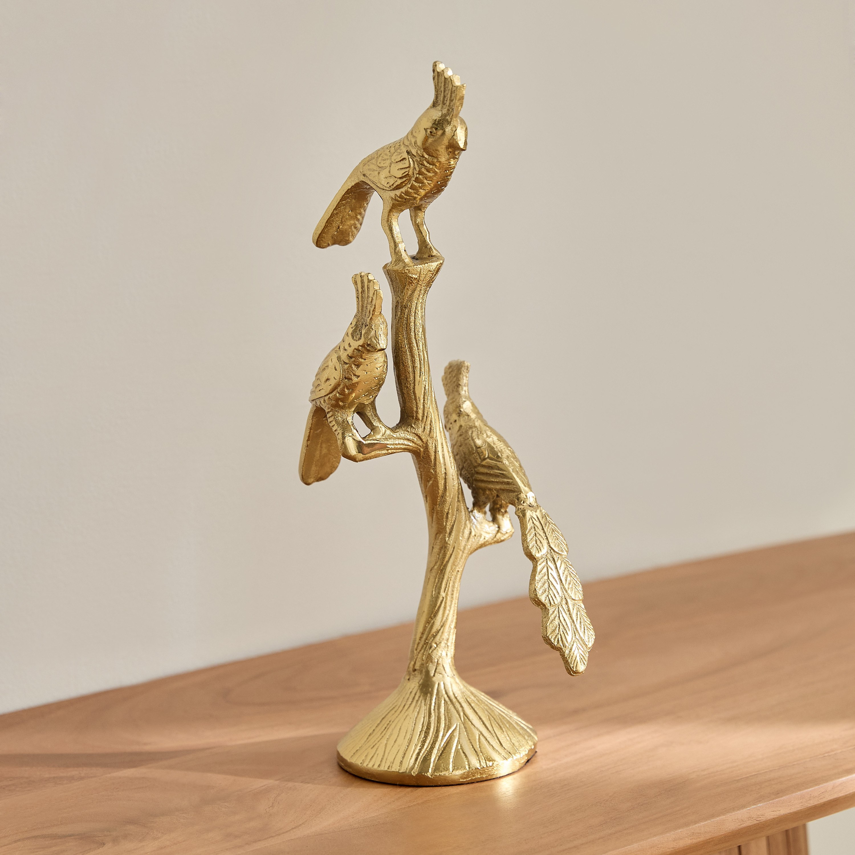 ديكور طاولة ألومنيوم بتصميم  طائرين من بوبين - 32x25x23 سم-hbxhomeware-homedecor-figurinesandornaments-image-2