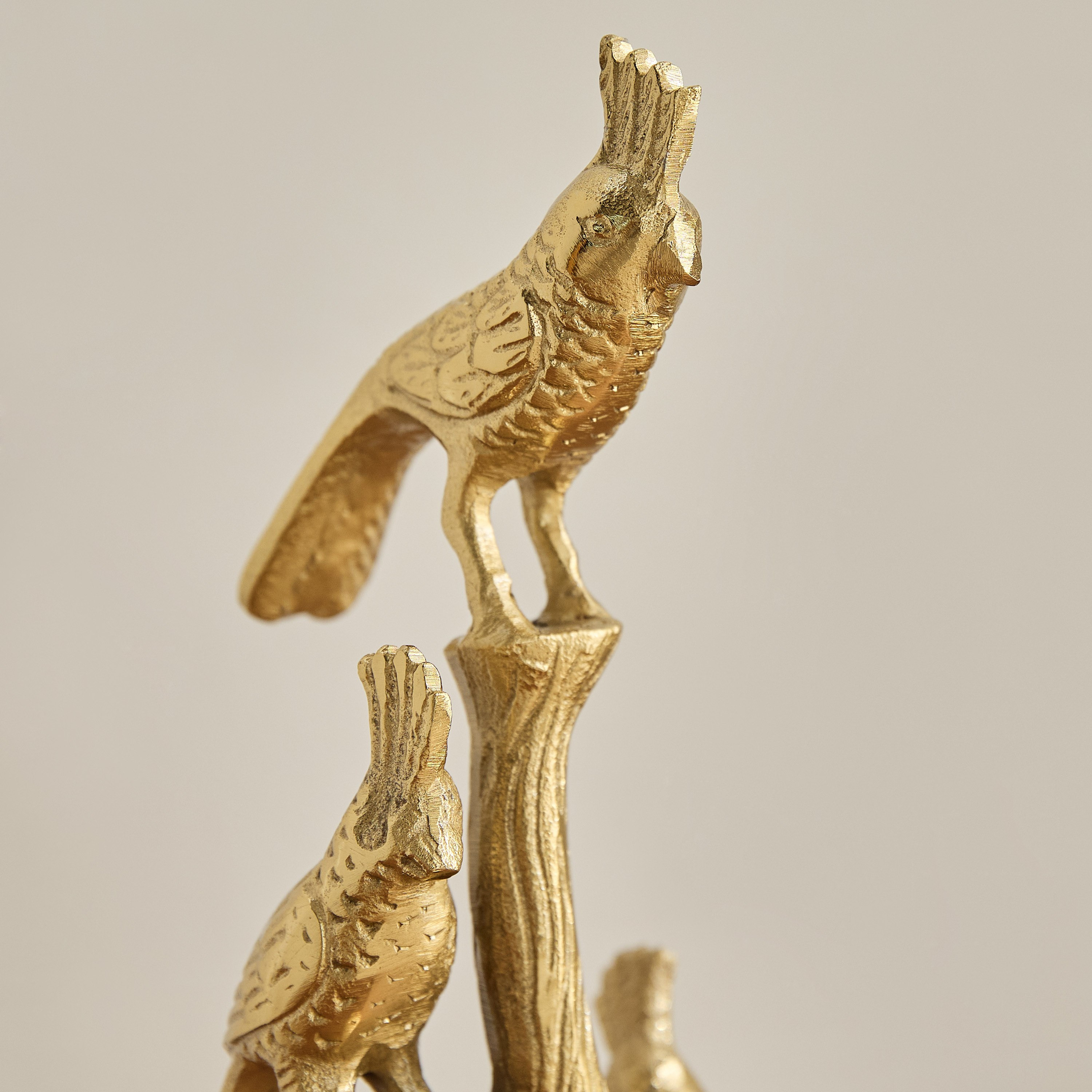 ديكور طاولة ألومنيوم بتصميم  طائرين من بوبين - 32x25x23 سم-hbxhomeware-homedecor-figurinesandornaments-image-3