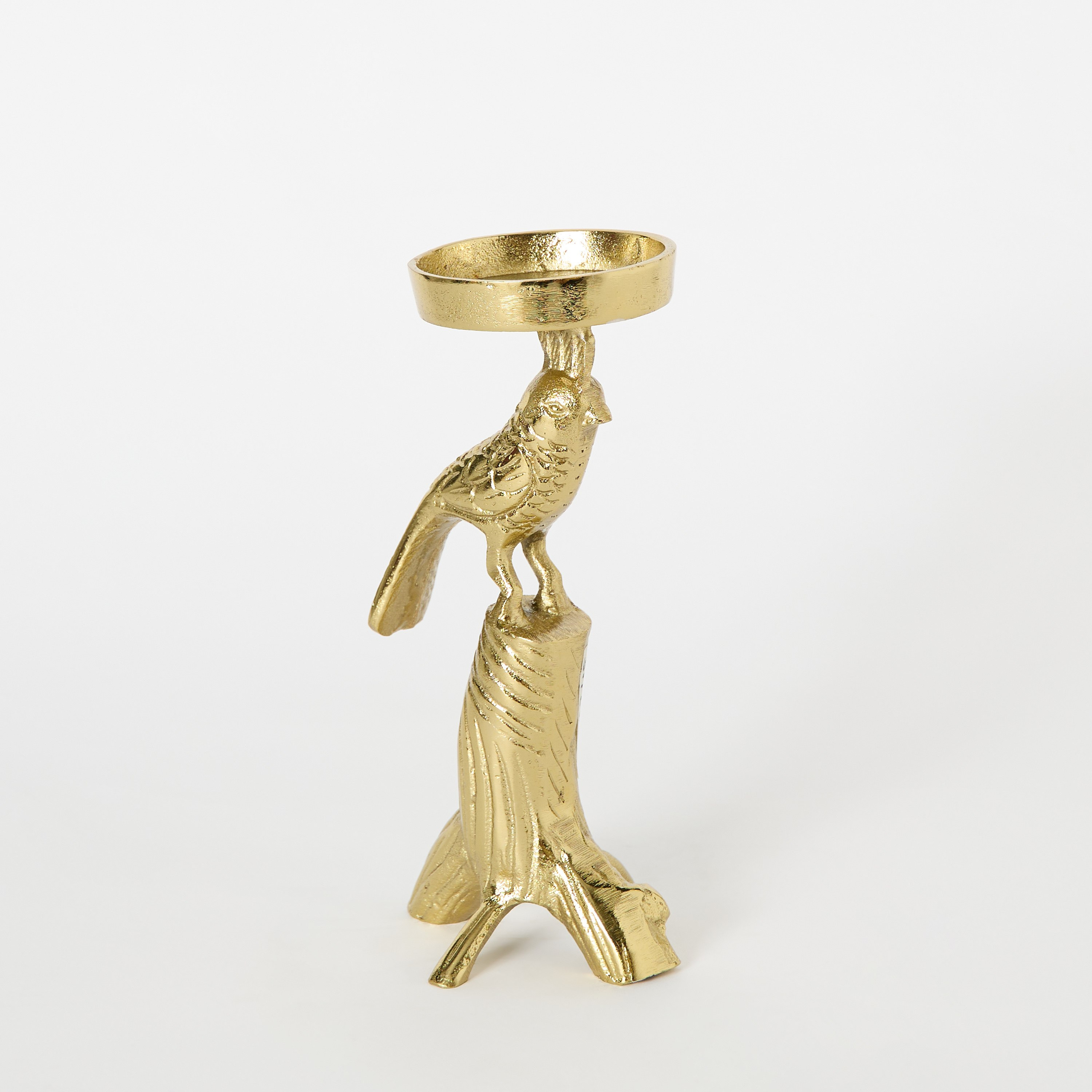 Popin Aluminium Bird Candle Stand - 9x11x23 cm-hbxlivingroom-decorandaccessories-candleholders-image-5