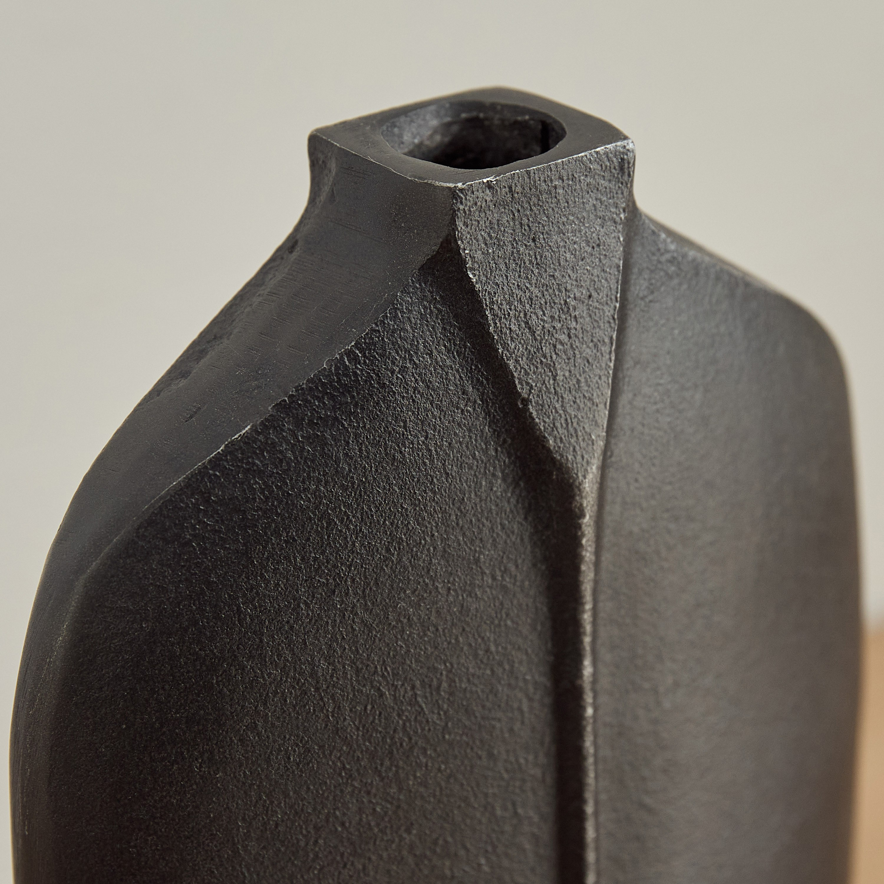 Orbet Aluminium Conical Vase - 21x8x30 cm-hbxbedroom-decorandaccessories-vases-image-4