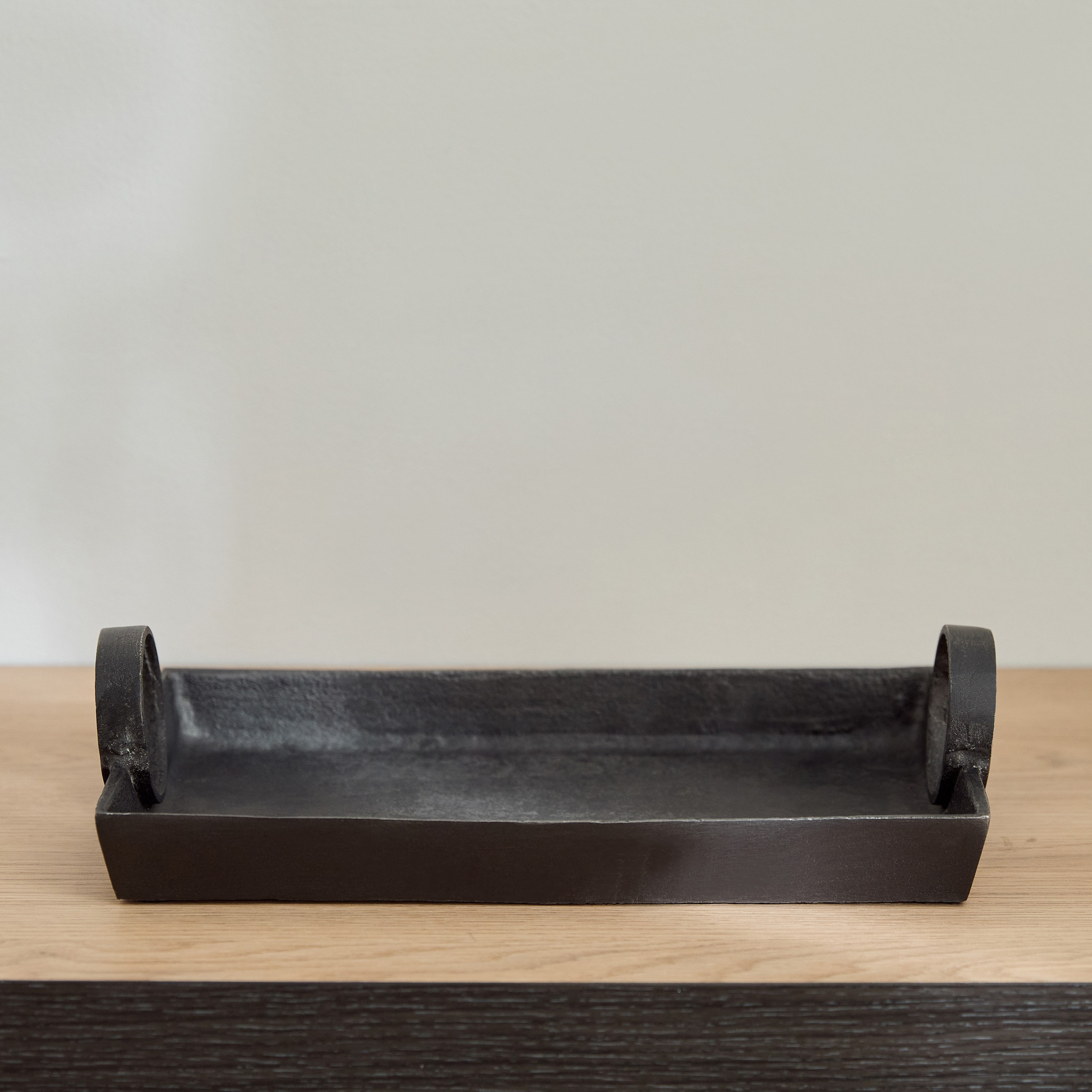 Orbet Aluminium Decorative Tray - 33x19x8 cm-hbxhomeware-hbxdecorandfurnishings-image-2