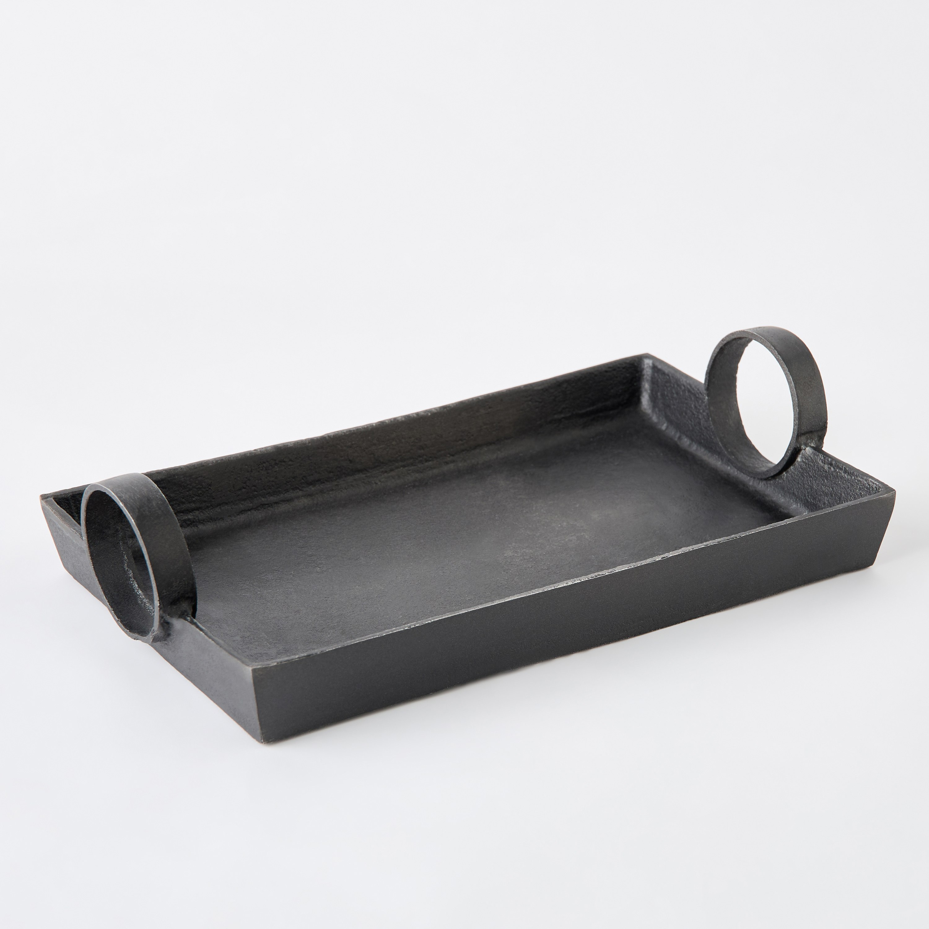Orbet Aluminium Decorative Tray - 33x19x8 cm-hbxhomeware-hbxdecorandfurnishings-image-5