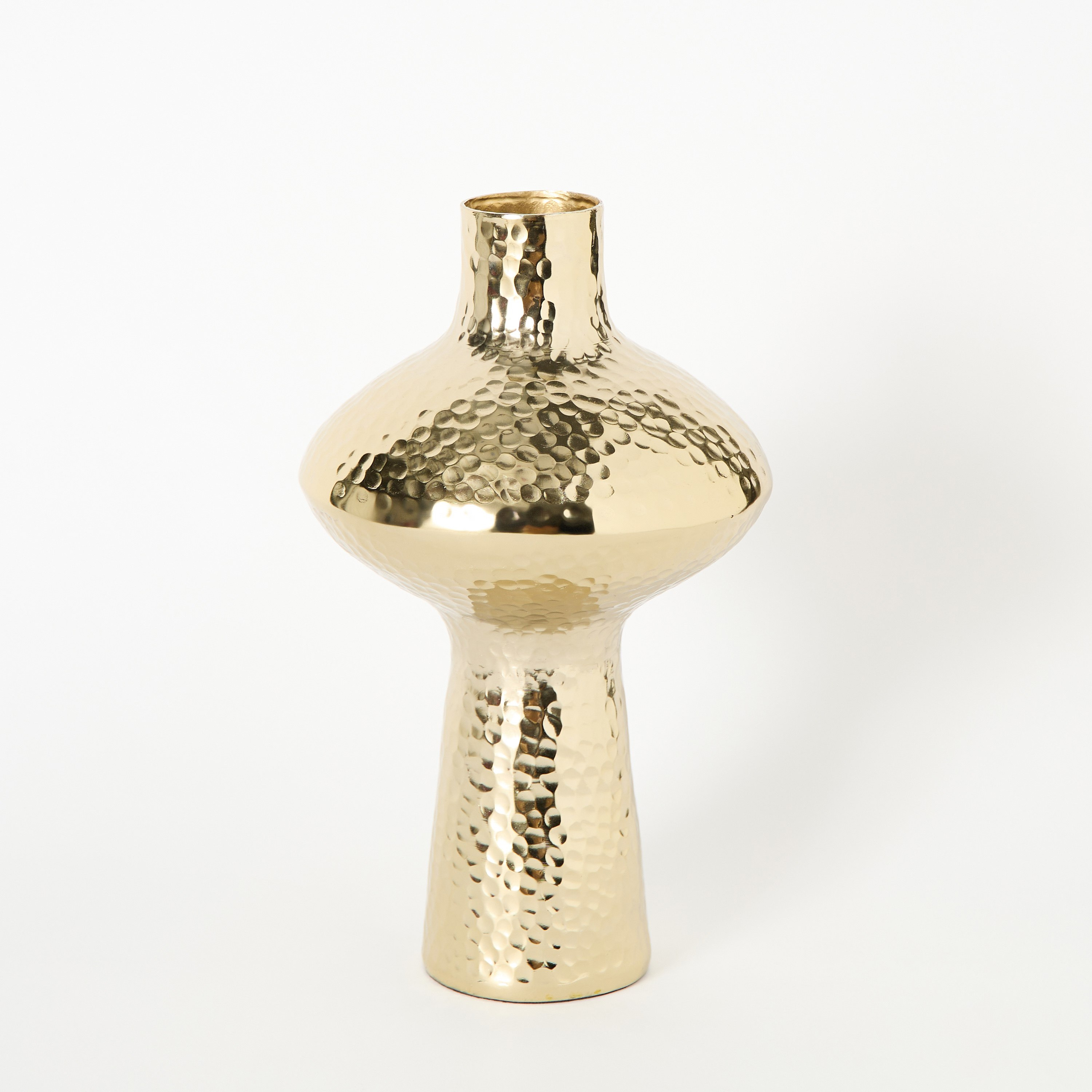 Catlyn Aluminium Hammered Vase - 17x17x32 cm-PROMO_HB_AE_B2G2_011025-image-5