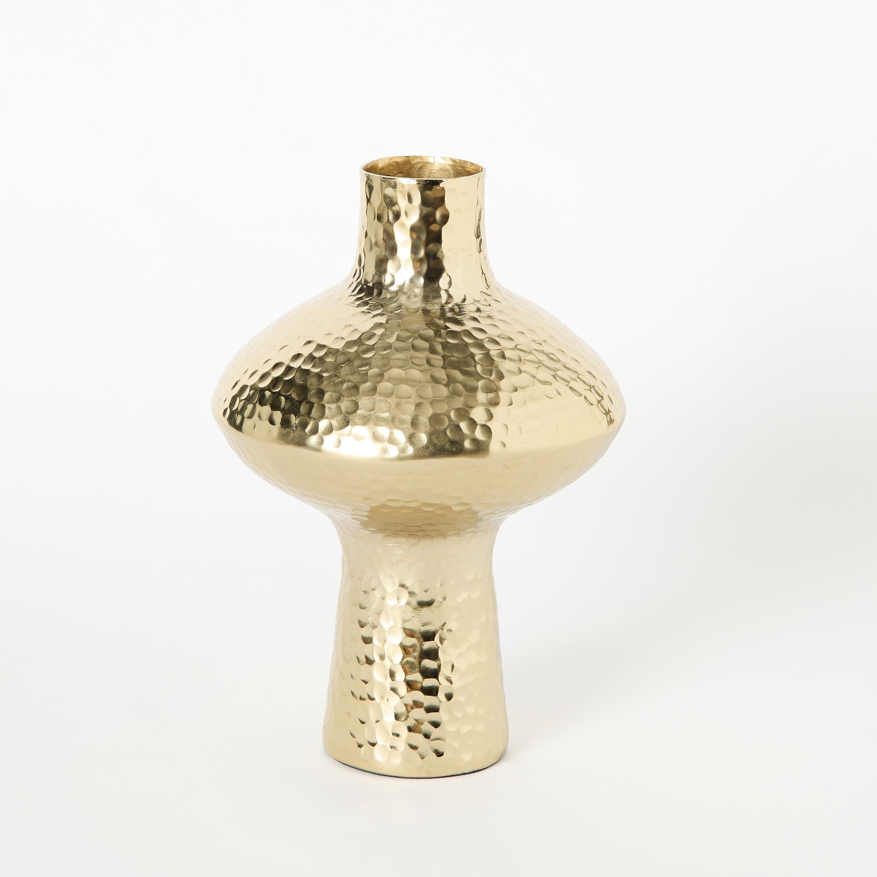 Catlyn Aluminium Hammered Vase - 17x17x28 cm-PROMO_HB_AE_B2G2_011025-image-5