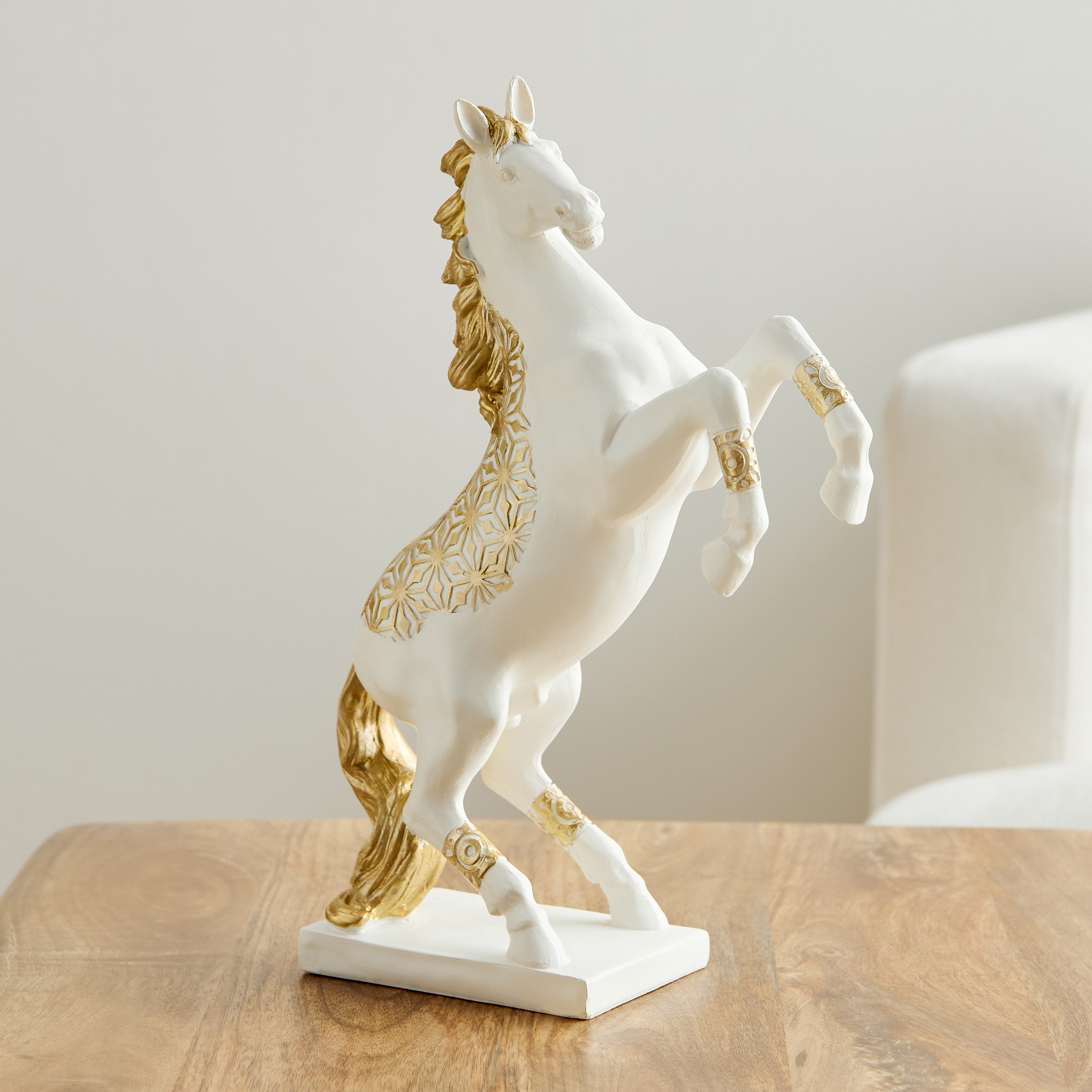 قطعة ديكور حصان بوليريسين من ديلين - 22.5x10x32 سم-hbxhomeware-homedecor-figurinesandornaments-image-2