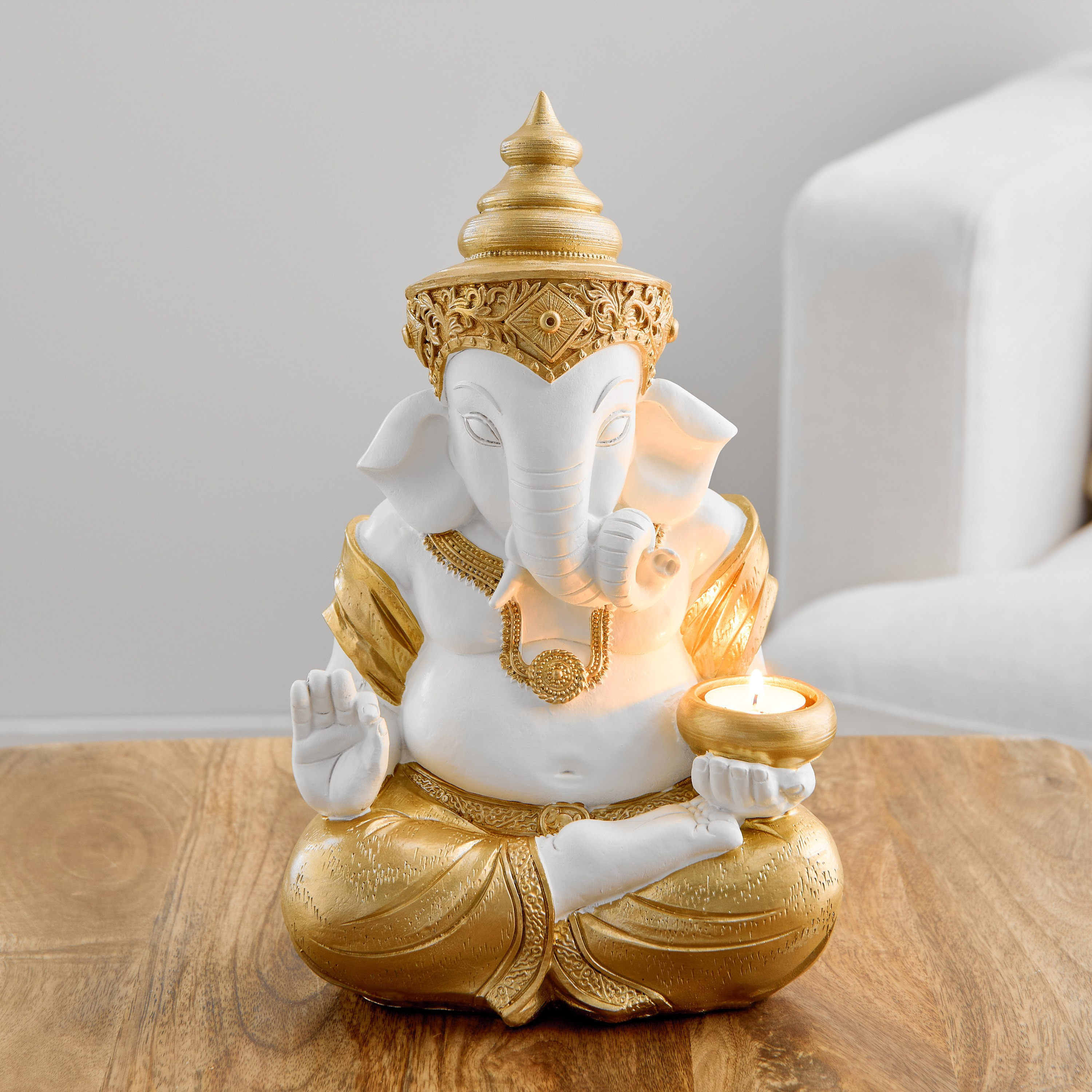 قطعة ديكور جانيشا بوليريسين من ديلين - 20.5x14.5x31.5 سم-hbxhomeware-homedecor-figurinesandornaments-image-1
