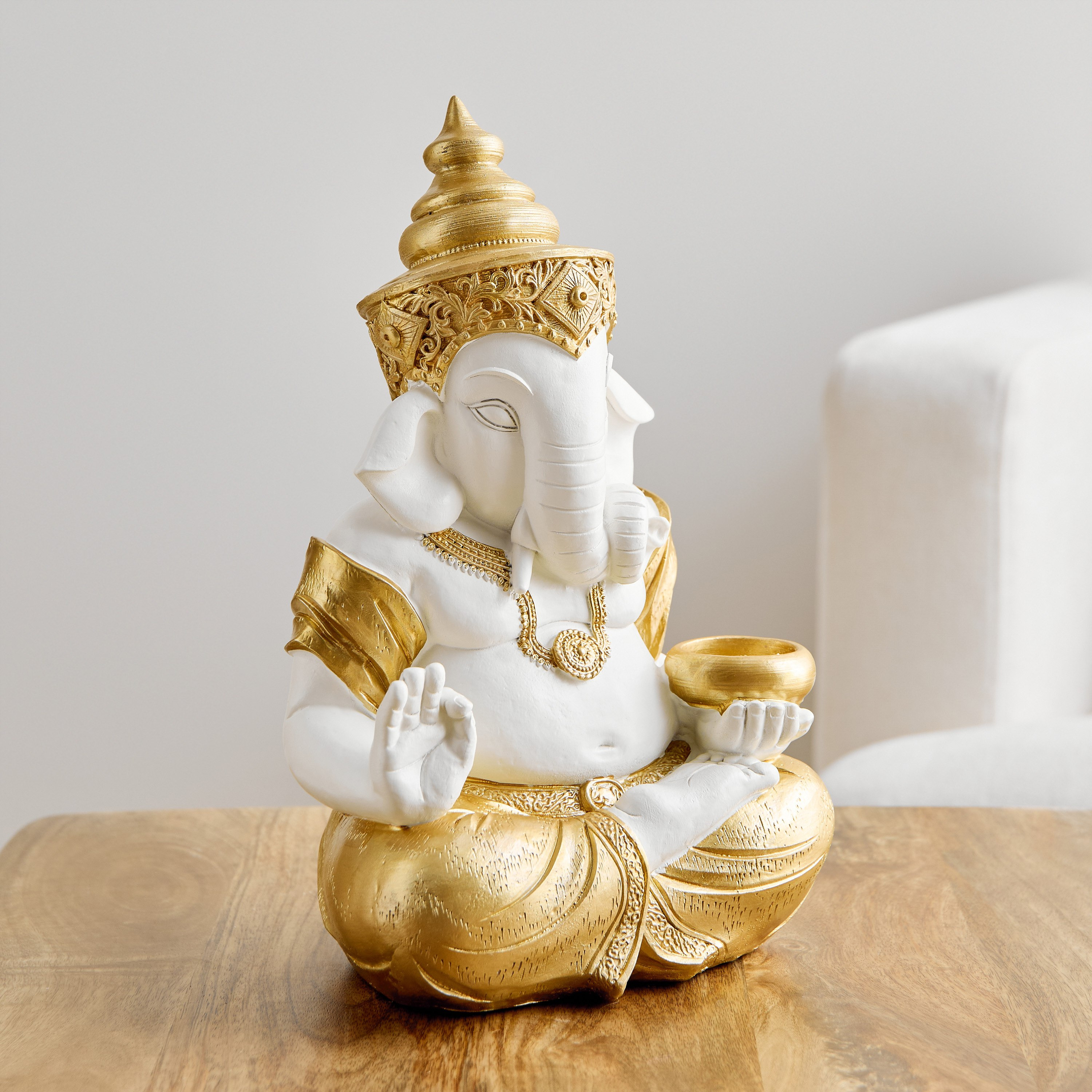قطعة ديكور جانيشا بوليريسين من ديلين - 20.5x14.5x31.5 سم-hbxhomeware-homedecor-figurinesandornaments-image-2