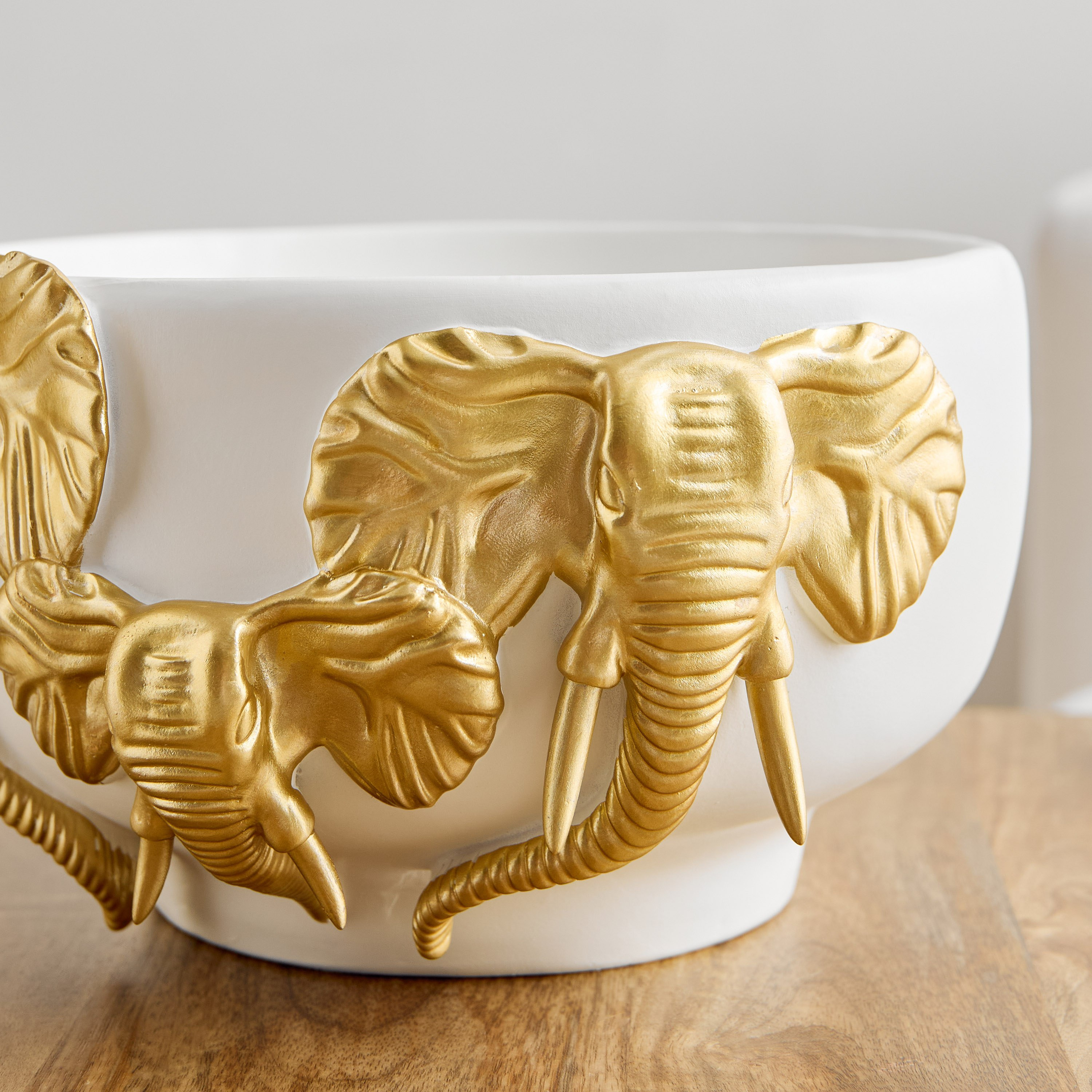 وعاء ديكور بوليريسين بتصميم فيل من ديلين- 28x26.5x15.5 سم-hbxdecorandfurnishings-homeaccessories-bowls-image-3