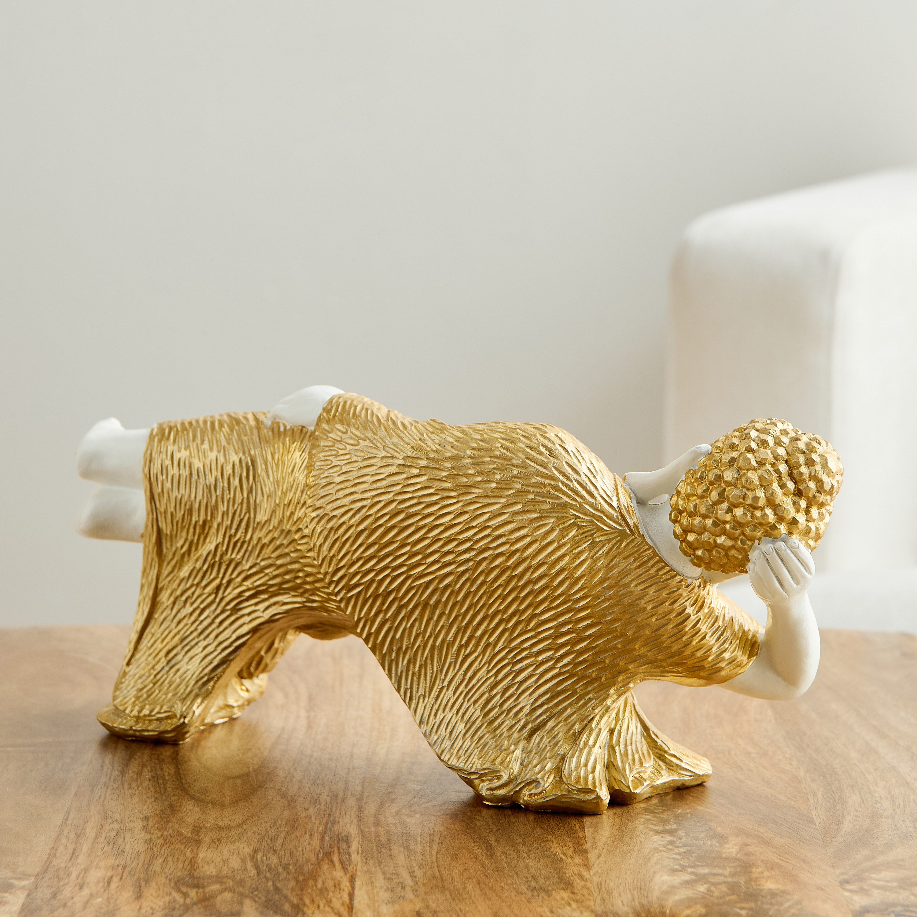 قطعة ديكور بوليريسين بوذا طائر من ديلين - 36.5x11.5x15 سم-hbxhomeware-homedecor-figurinesandornaments-image-3