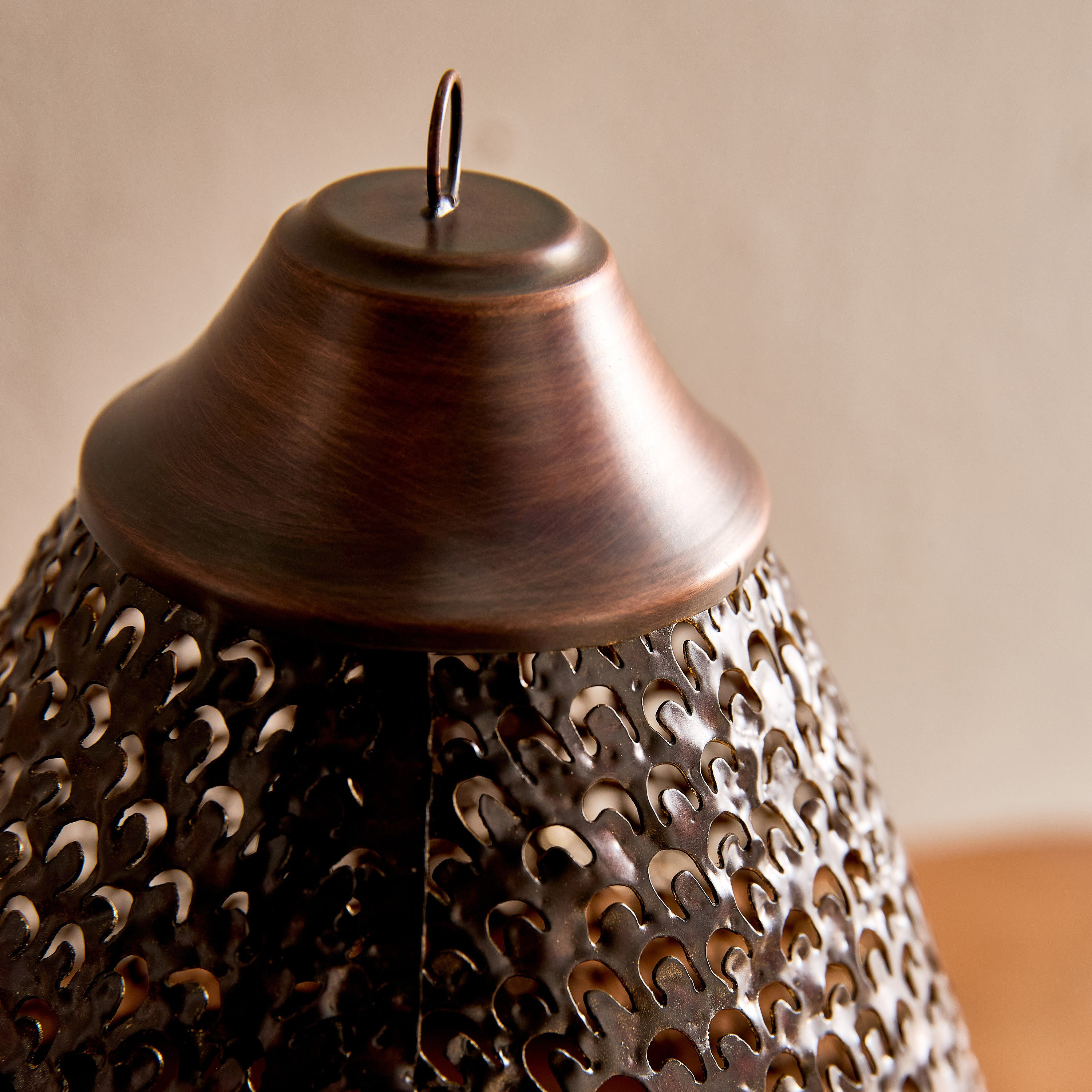 Corlie Metal Peacock Cutwork Votive Candle Holder with Hook - 17x17x22 cm-PROMO_HB_AE_B2G2_011025-image-5