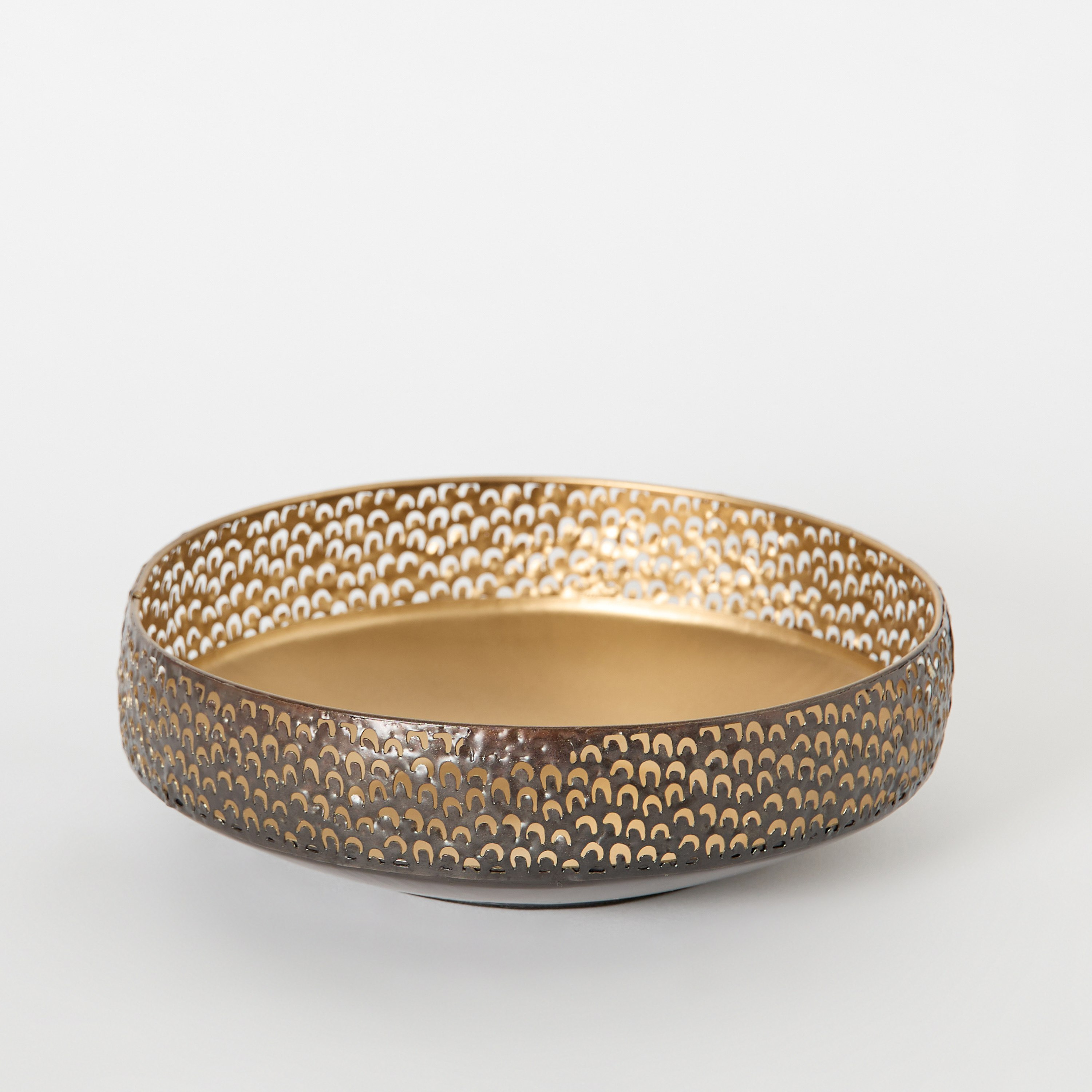 Corlie Metal Peacock Cutwork Bowl - 23x23x6 cm-PROMO_HB_AE_B2G2_011025-image-5