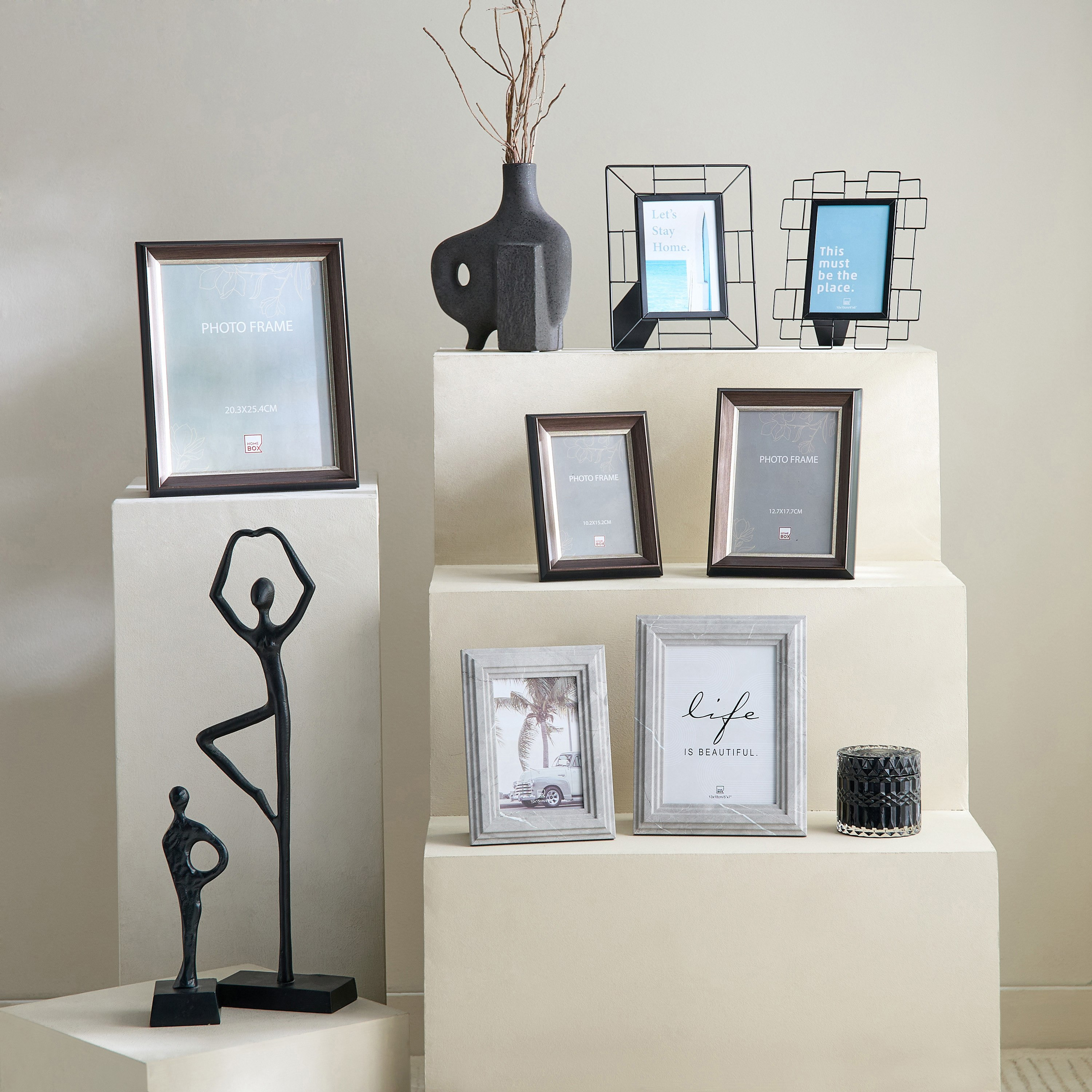 برواز صور ملفوف بالورق 5x7 بوصة من أتريوم - 19x24x1.5 سم-hbxbedroom-decorandaccessories-photoframes-image-5