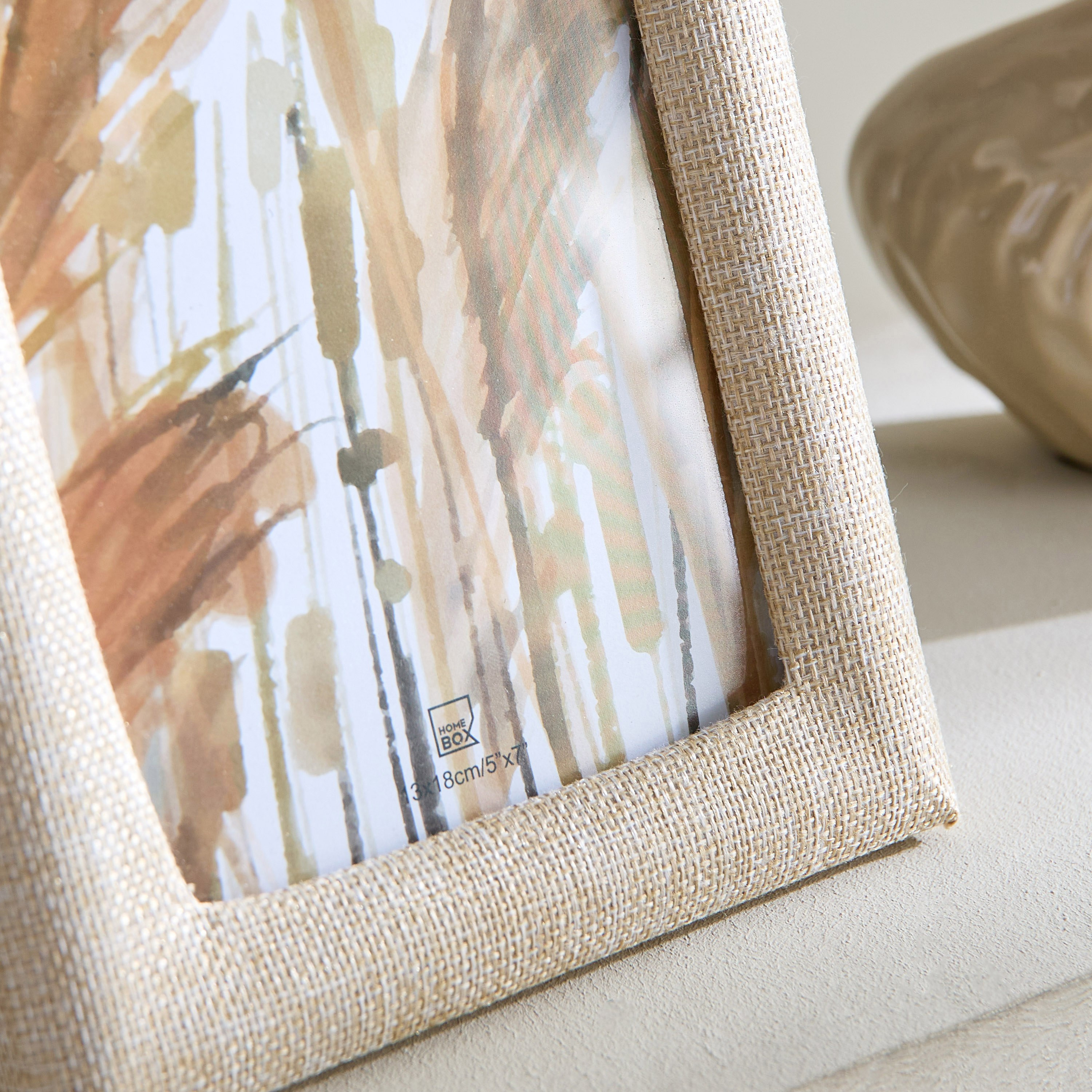 إطار صور ملفوف من الكتان مقاس 5 × 7 بوصة من أتريوم - 17.2x22.2x1.8 سم-hbxbedroom-decorandaccessories-photoframes-image-4