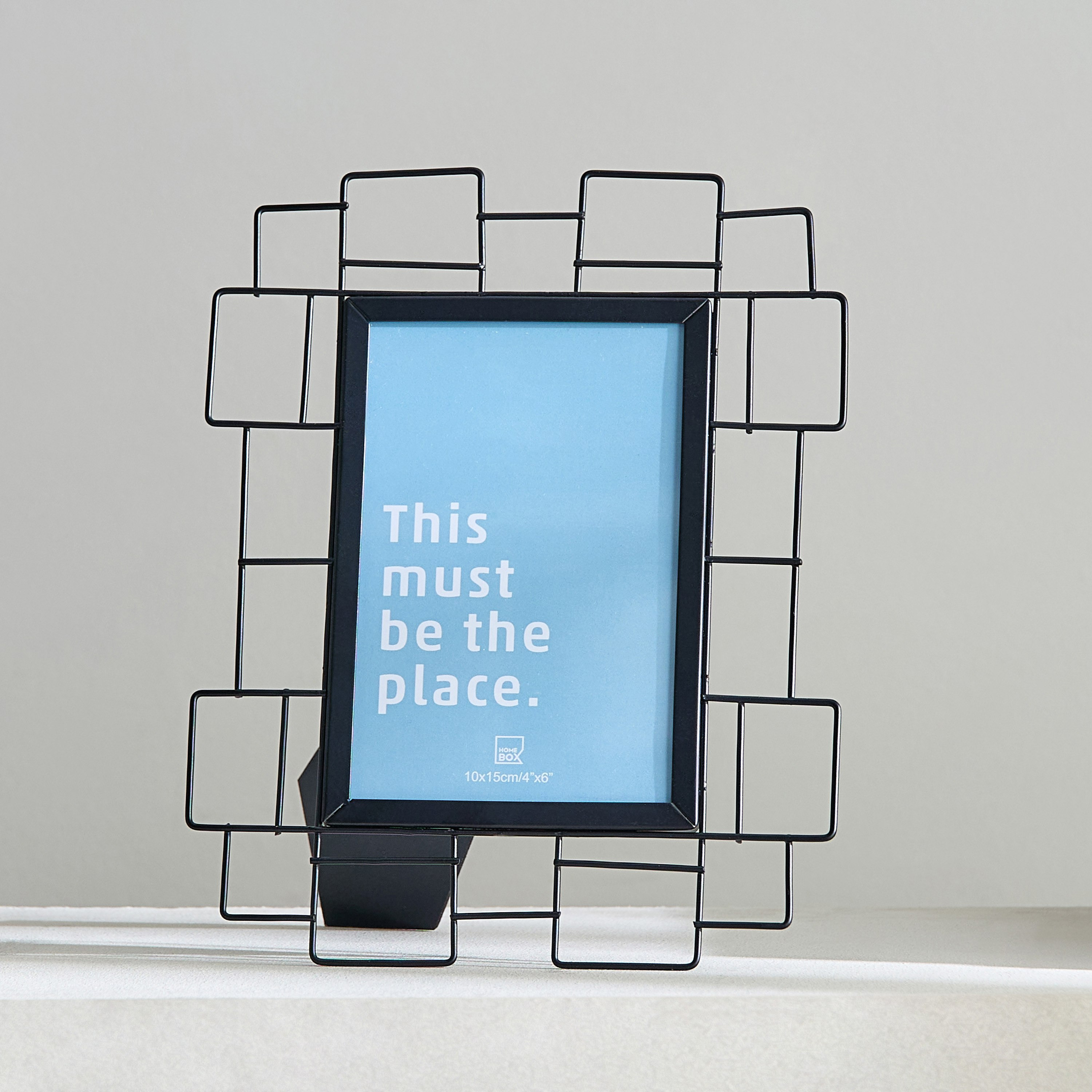 برواز معدني 4×6 بوصة من أتريوم - 18×23×1 سم-hbxbedroom-decorandaccessories-photoframes-image-2