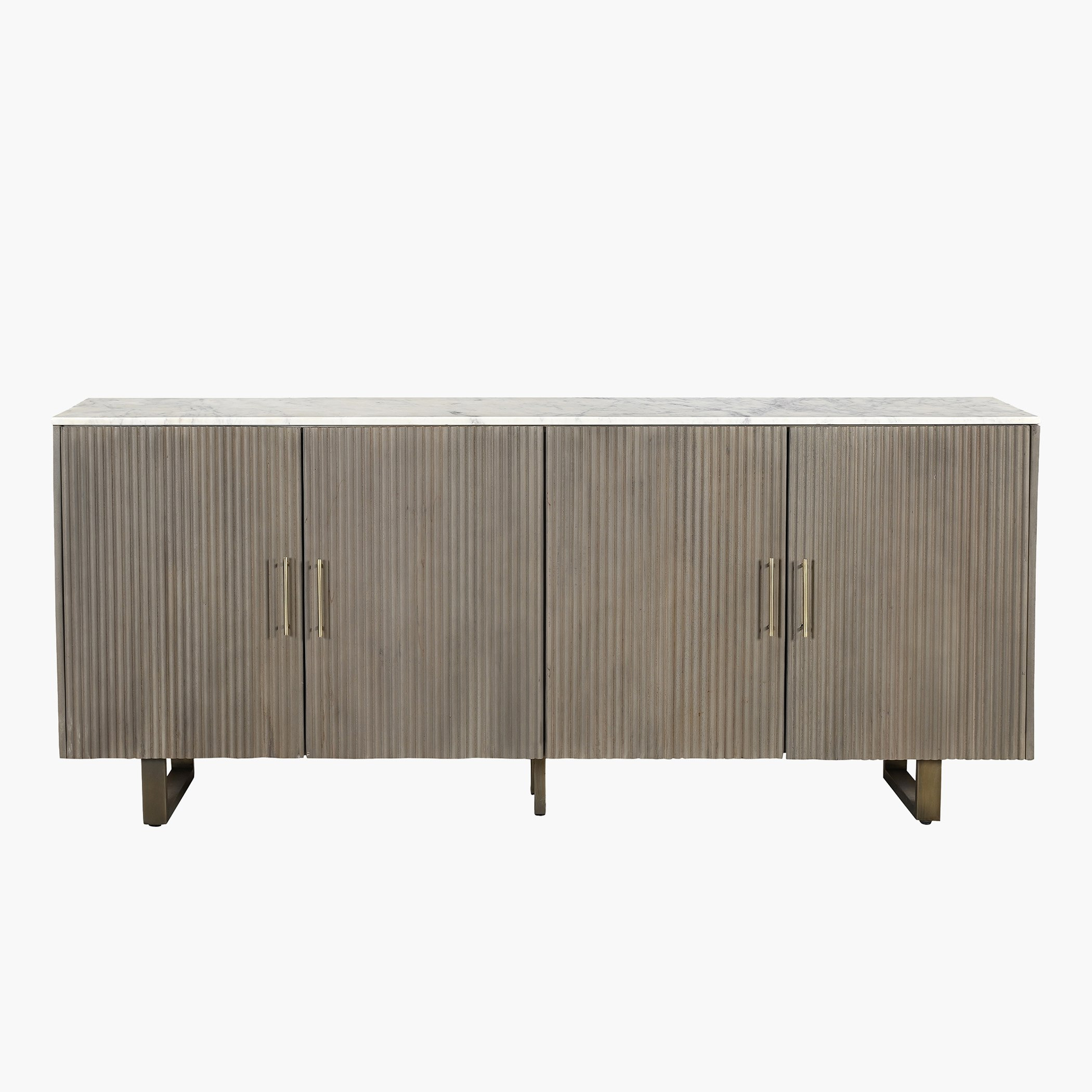 خزانة جانبية كبيرة 4 أبواب 2 متر بسطح من الرخام الأصلي - بورتولا-hbxfurniture-diningroom-buffetsandsideboards-image-2