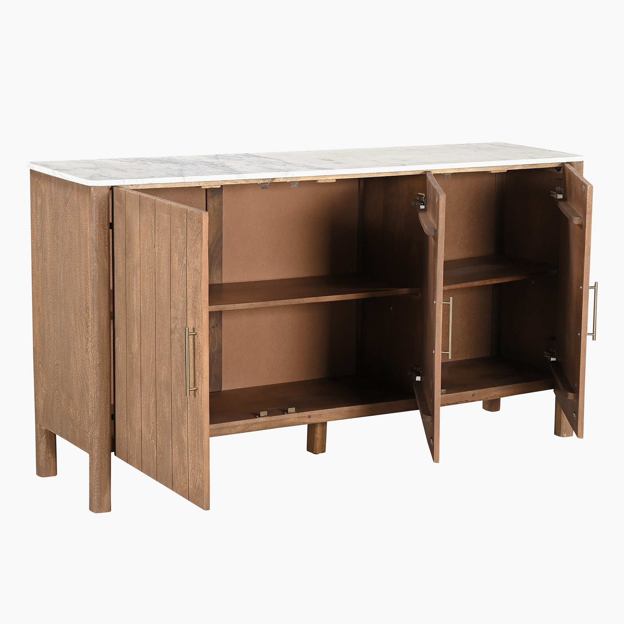 خزانة جانبية 1.6 متر 3 أبواب بسطح من الرخام الأصلي - سانكتواري من فيندرا-hbxfurniture-diningroom-buffetsandsideboards-image-3