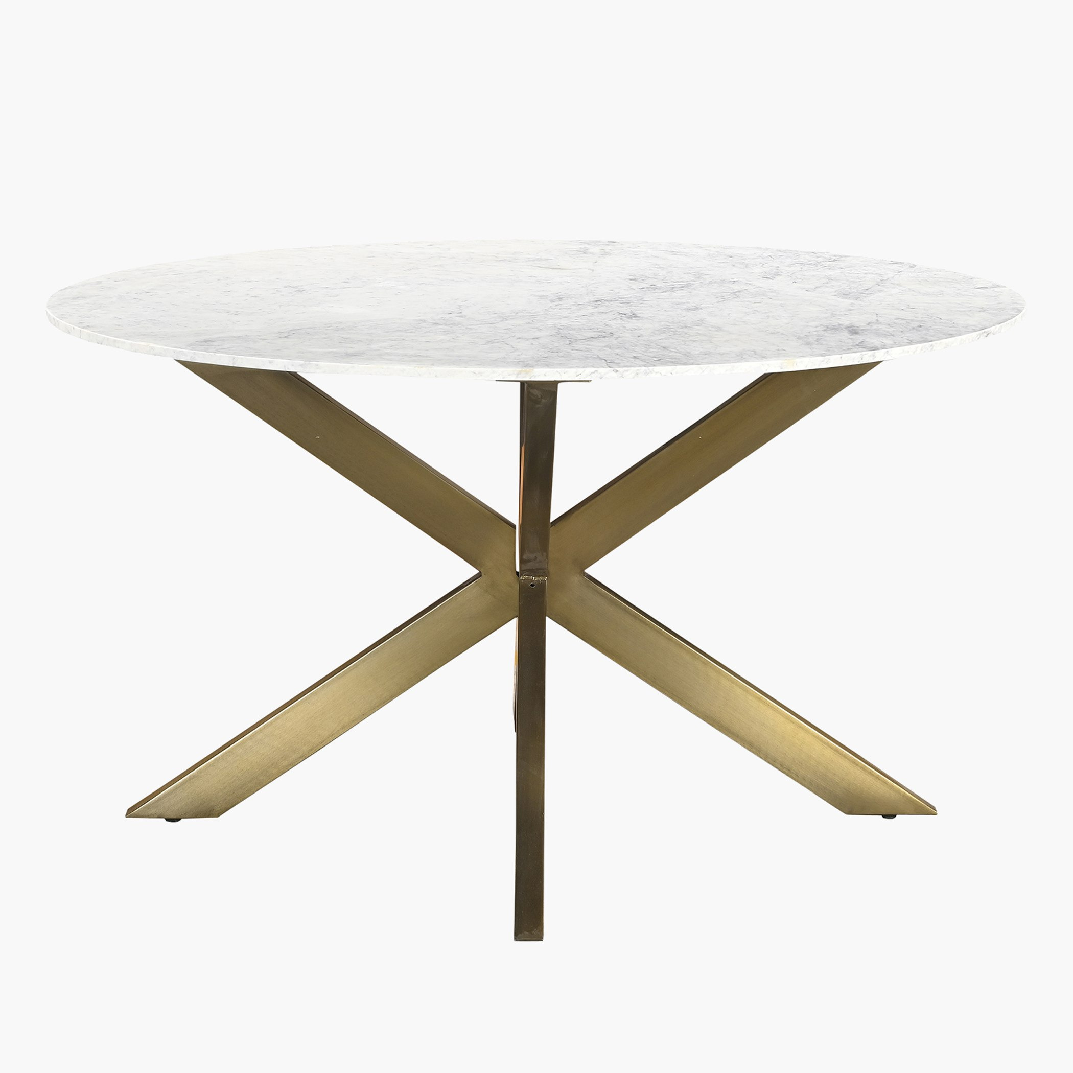 Cavon Portola Genuine Marble Top 6-Seater Round Dining Table-hbxdiningroom-diningtablesandsets-diningtables-sixseater-image-2