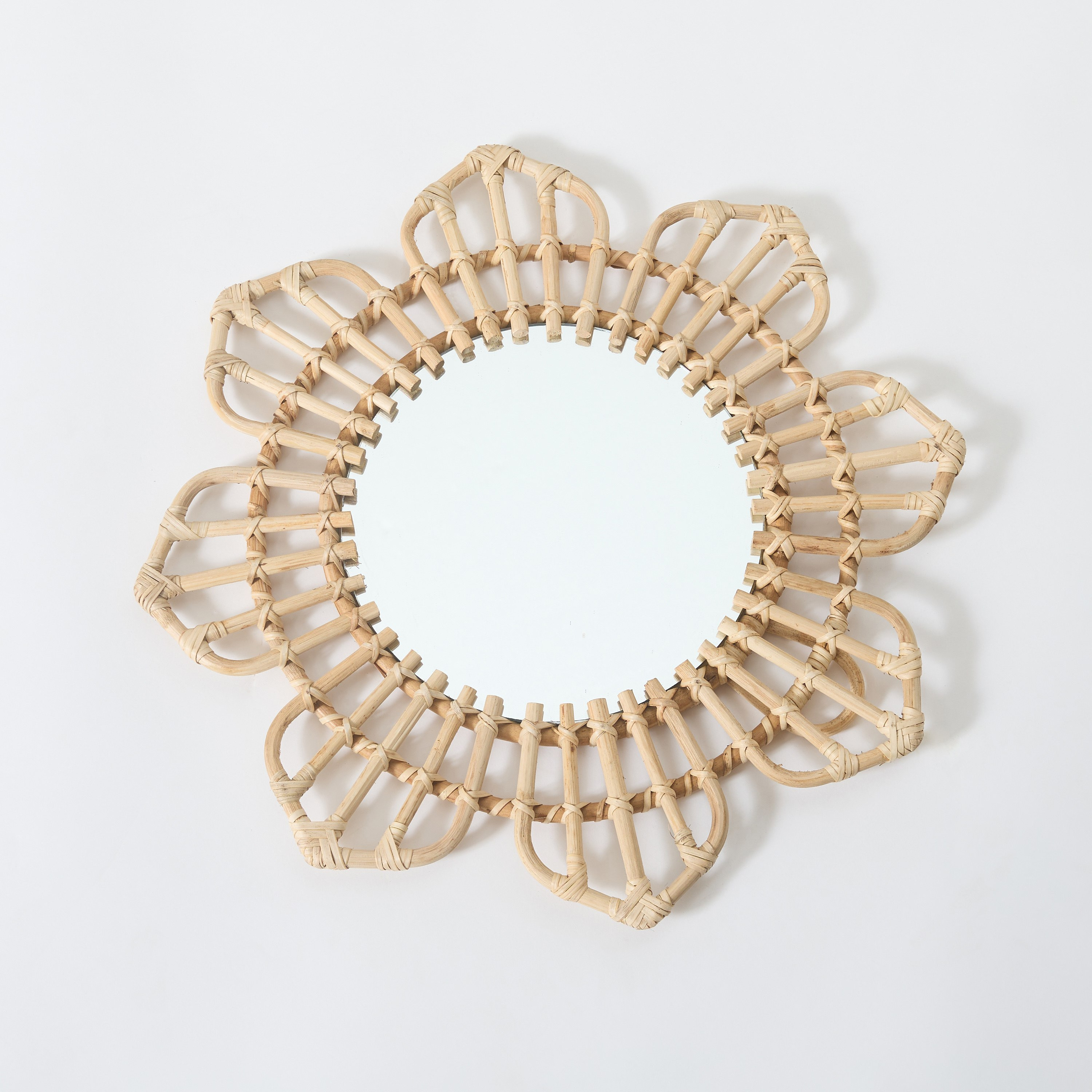 Boho Bliss Floral Decorative Mirror - 44x4x44 cm-hbxhomeware-hbxdecorandfurnishings-image-5