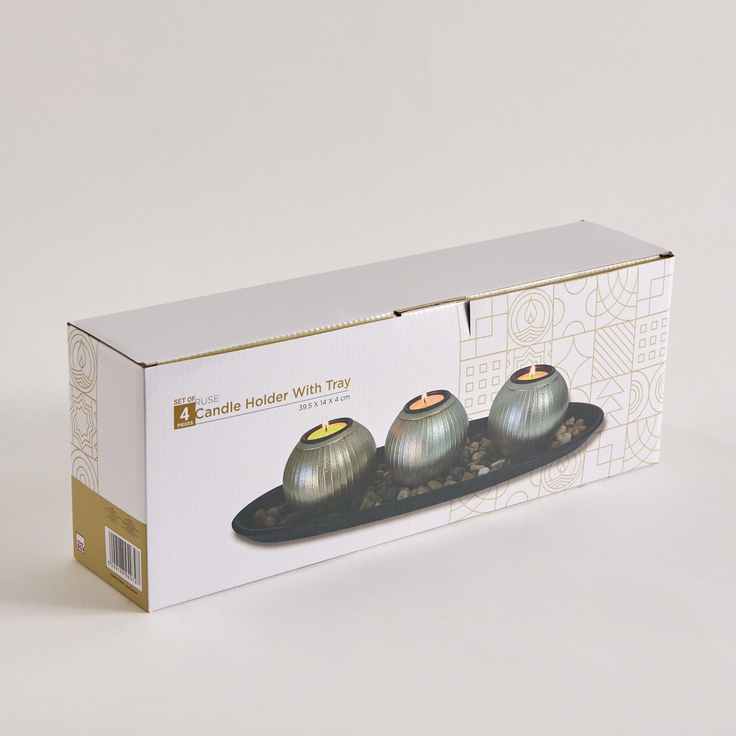 Ruse 3-Piece MDF Wooden Candleholder with Decorative Tray and Bag of Stones Set-hbxlivingroom-decorandaccessories-candleholders-image-6