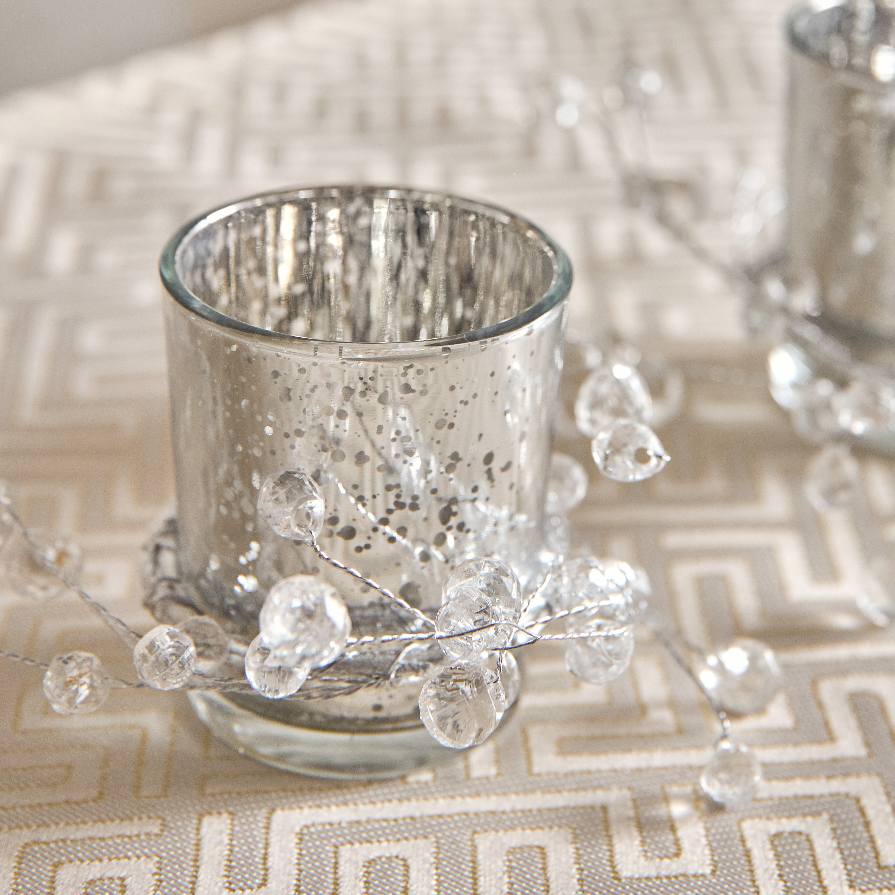 Ruse 2-Piece Glass Embellished Candleholder Set - 5.5x5.5x6.7 cm-hbxlivingroom-decorandaccessories-candleholders-image-3