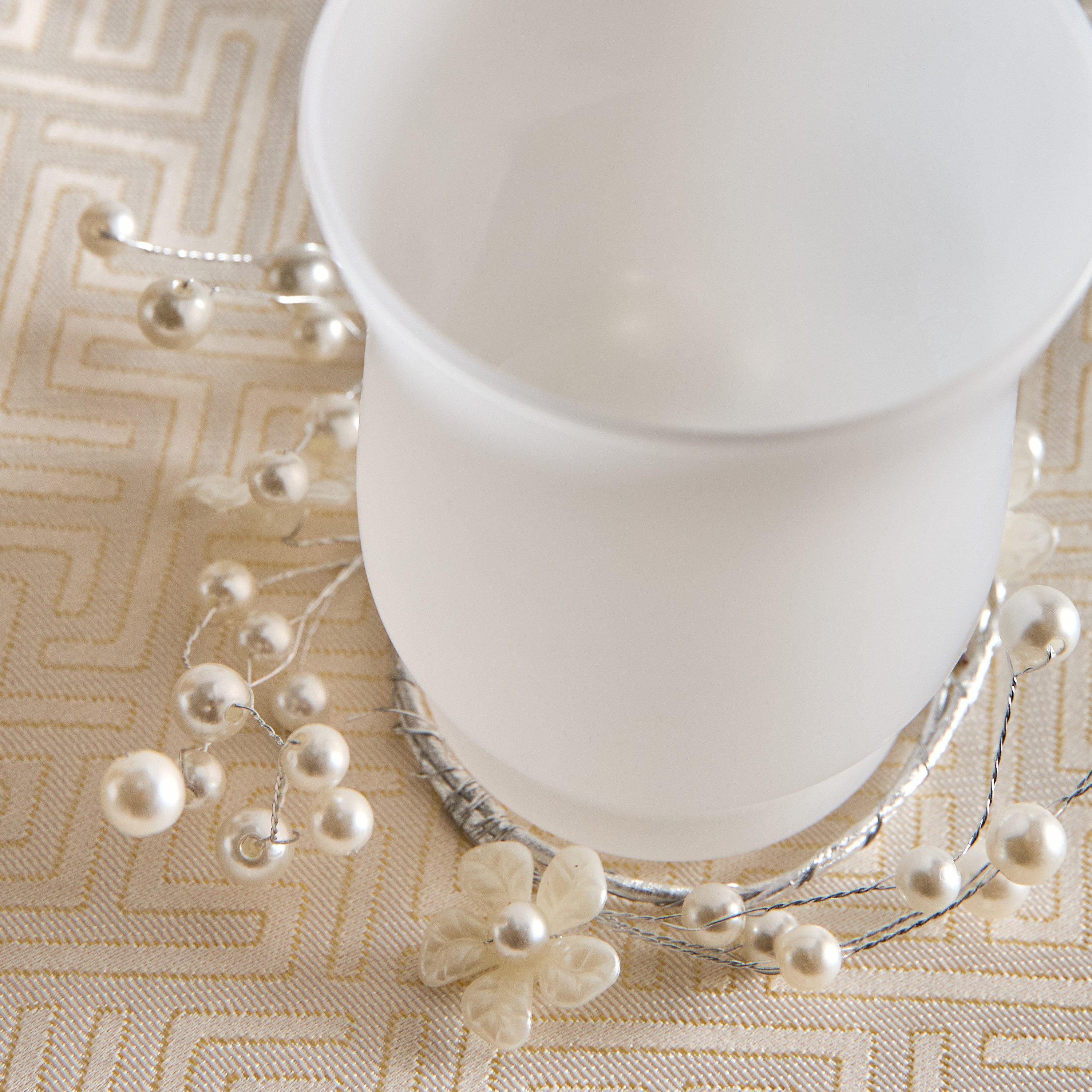 Ruse Glass Embellished Candleholder - 9x9x11 cm-hbxlivingroom-decorandaccessories-candleholders-image-3