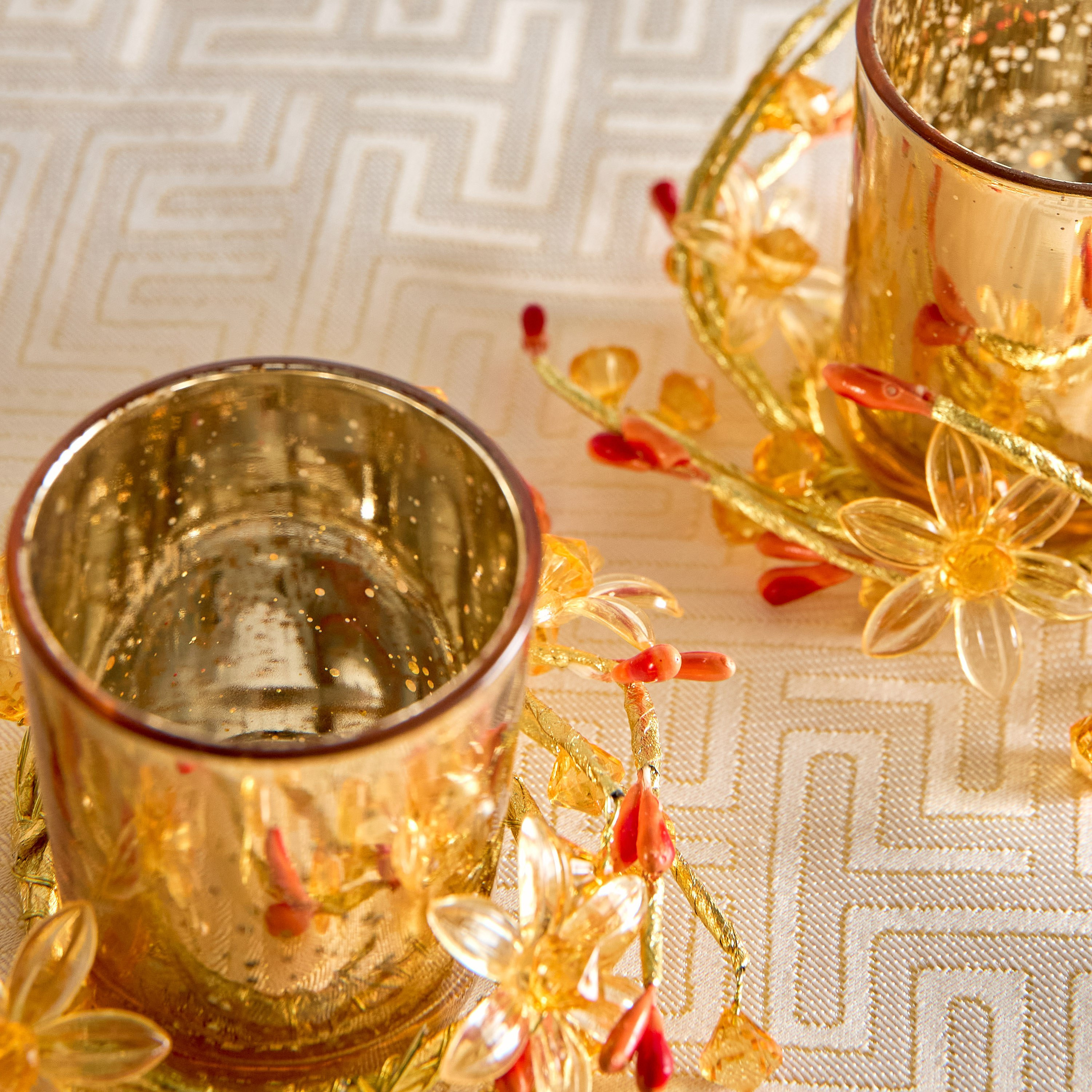 Ruse 2-Piece Glass Embellished Candleholder Set - 5.5x5.5x6.7 cm-hbxlivingroom-decorandaccessories-candleholders-image-4