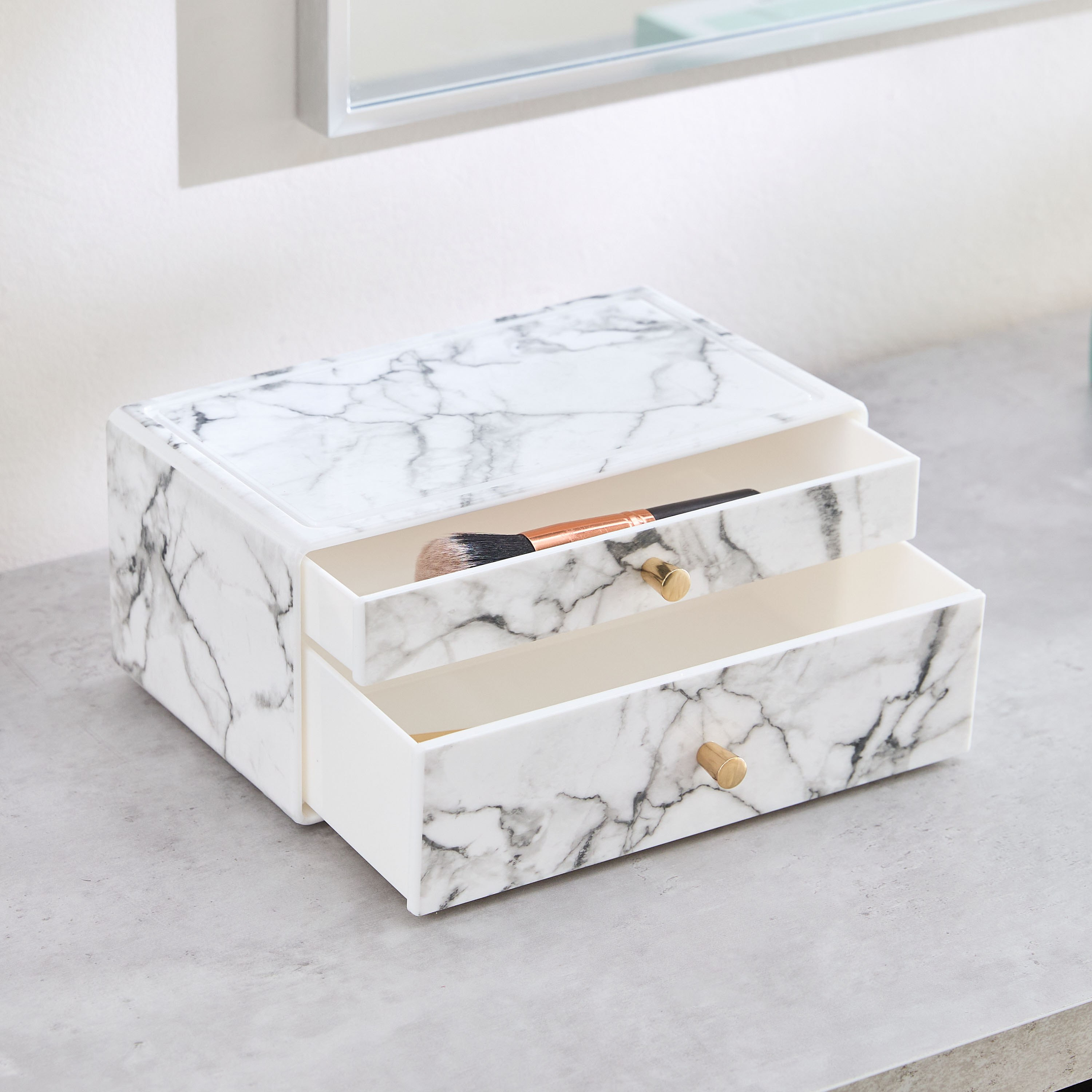 صندوق تخزين طابقين بدرج مع مقابض من ماجنس-hbxbedroom-bedroomaccessories-bedroomstorage-image-1