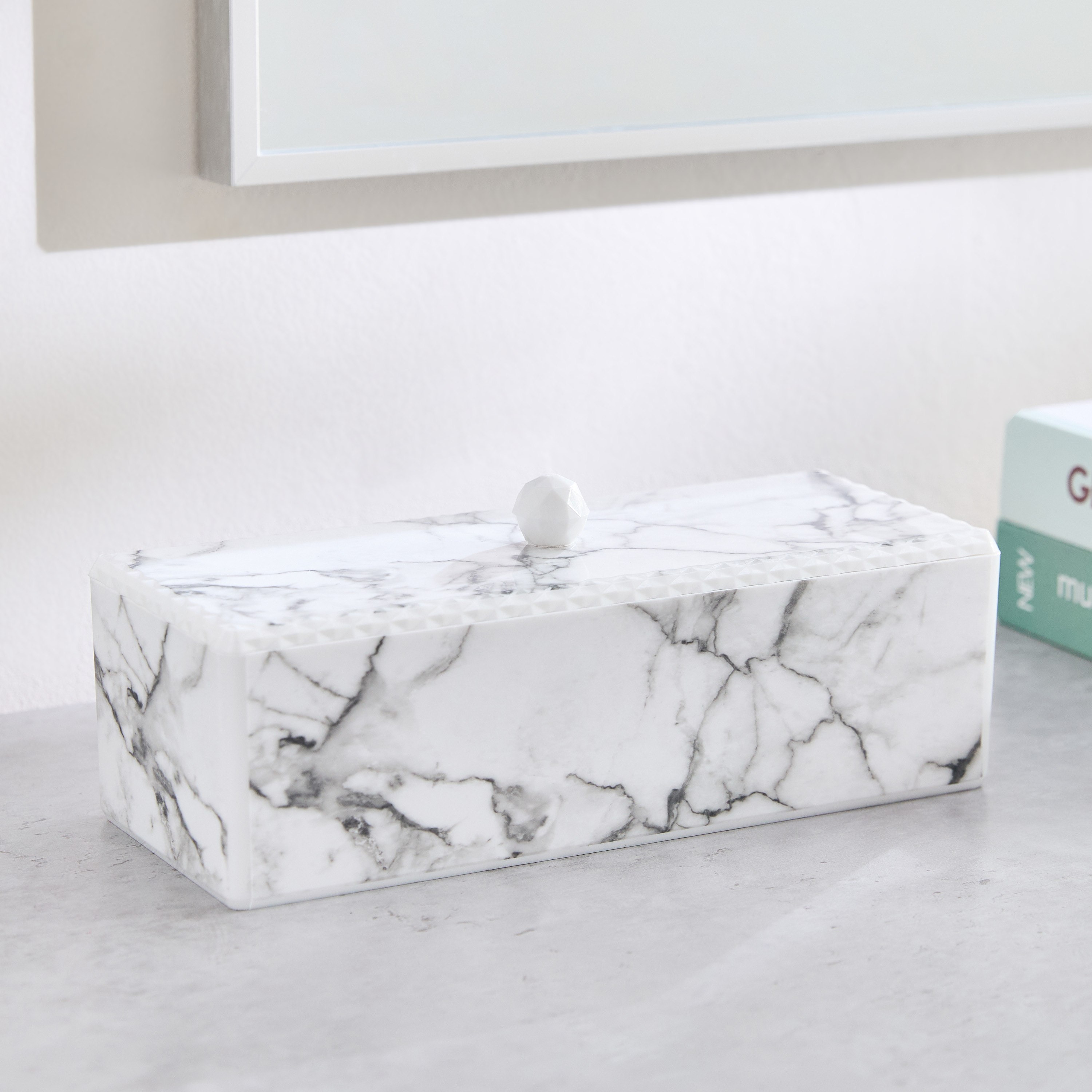صندوق تخزين مستحضرات تجميل 3 أقسام من ماجنس-hbxbedroom-bedroomaccessories-jewelleryboxesandholders-image-1