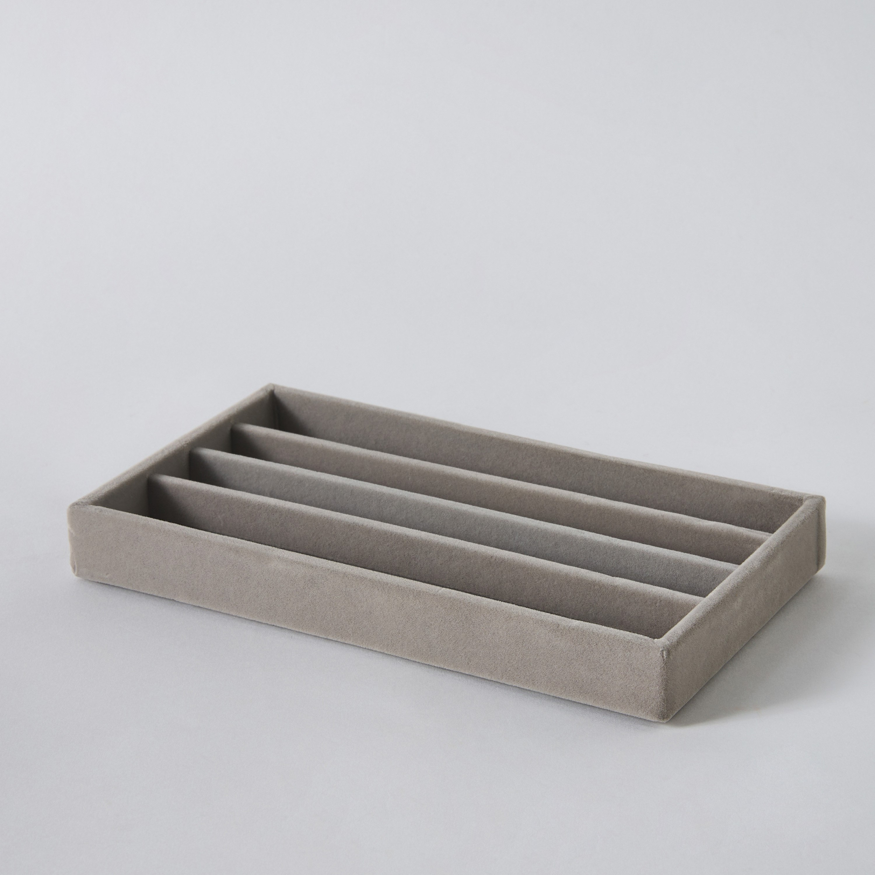 Velour 4-Compartment Jewellery Tray for Necklaces-hbxbedroom-bedroomaccessories-jewelleryboxesandholders-image-5