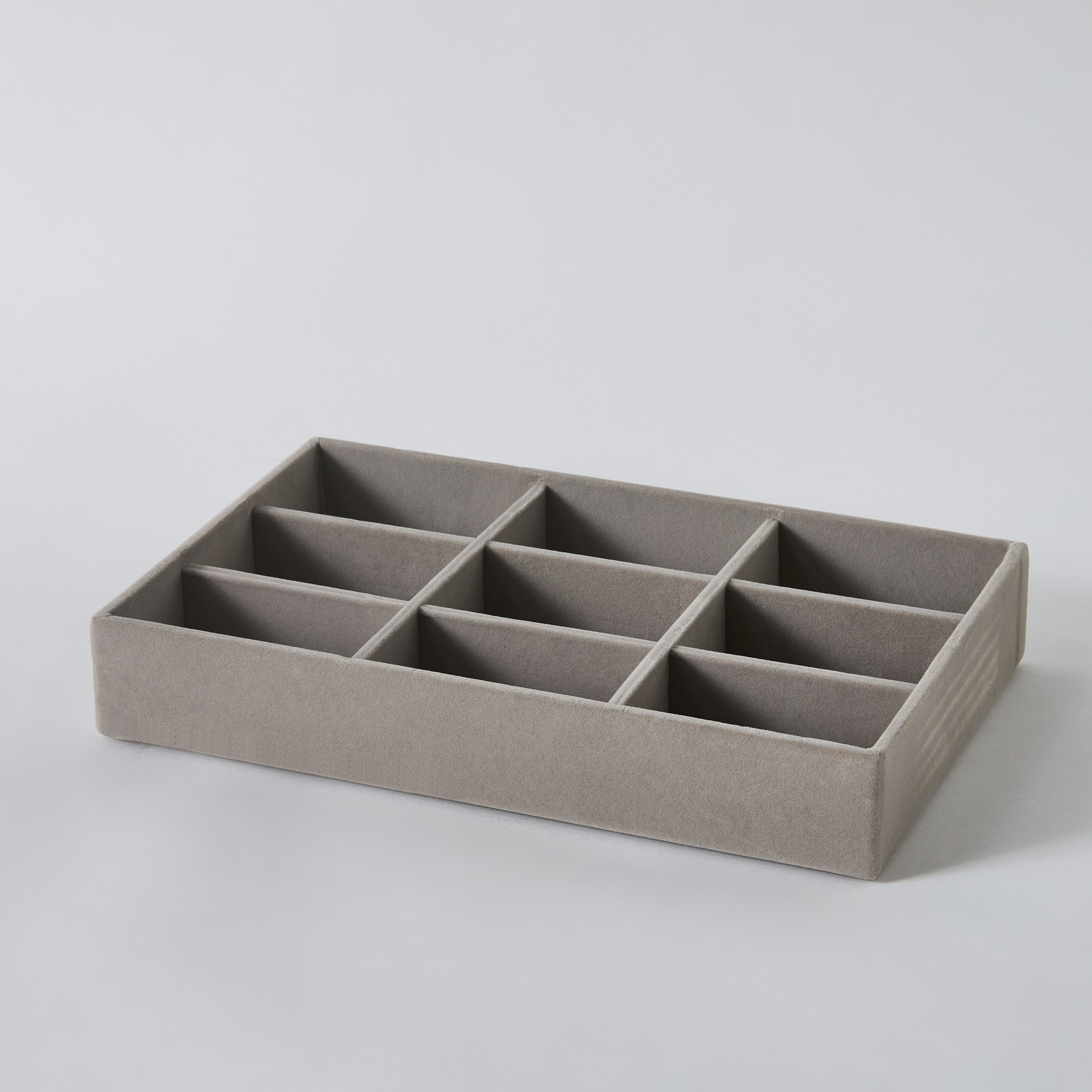 Velour 9-Compartment Jewellery Tray-hbxbedroom-bedroomaccessories-jewelleryboxesandholders-image-5