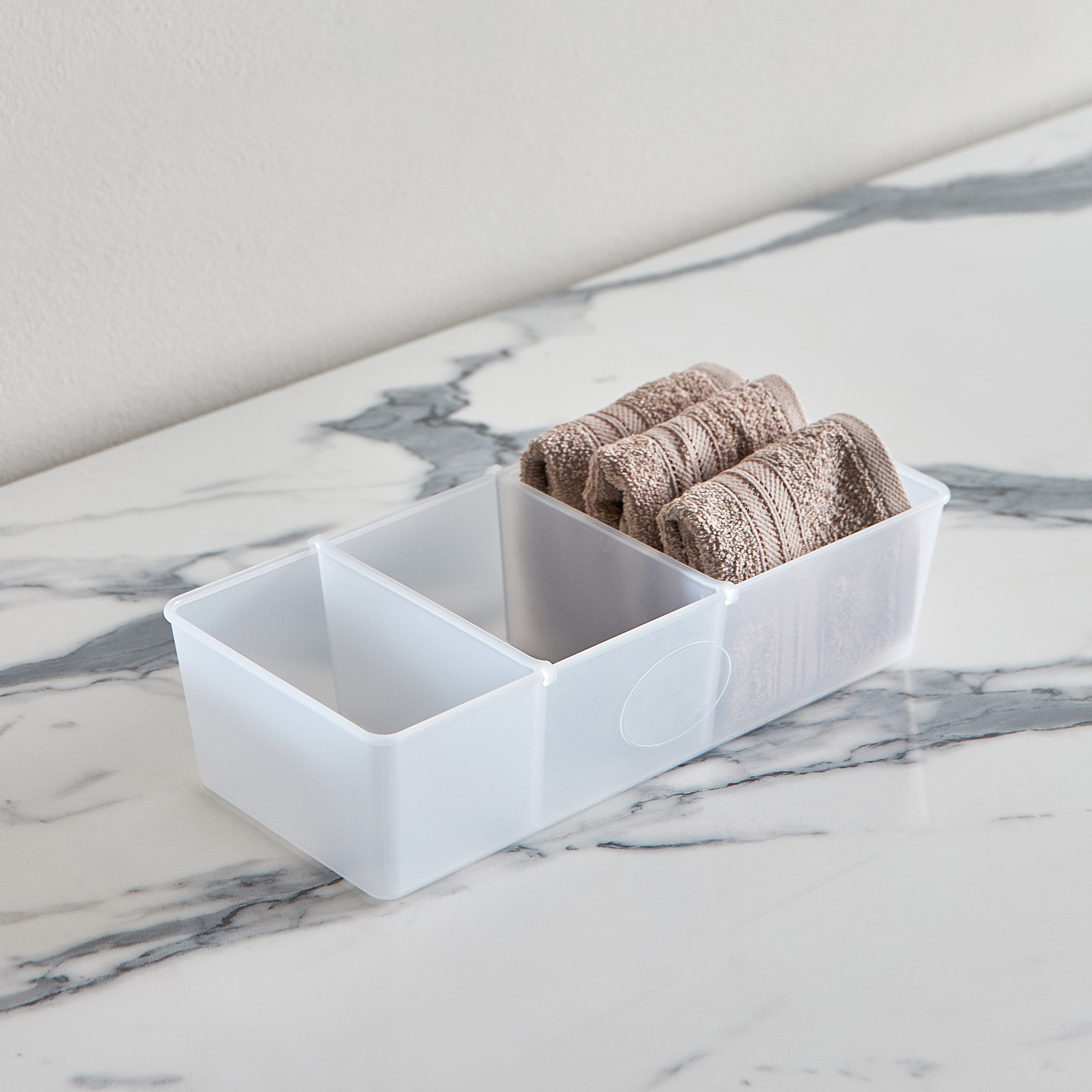 Inaya Drawer Organiser with 2 Sliding Dividers - 30.7x13.8x7.8 cm-hbxbedroom-bedroomaccessories-bedroomstorage-image-1