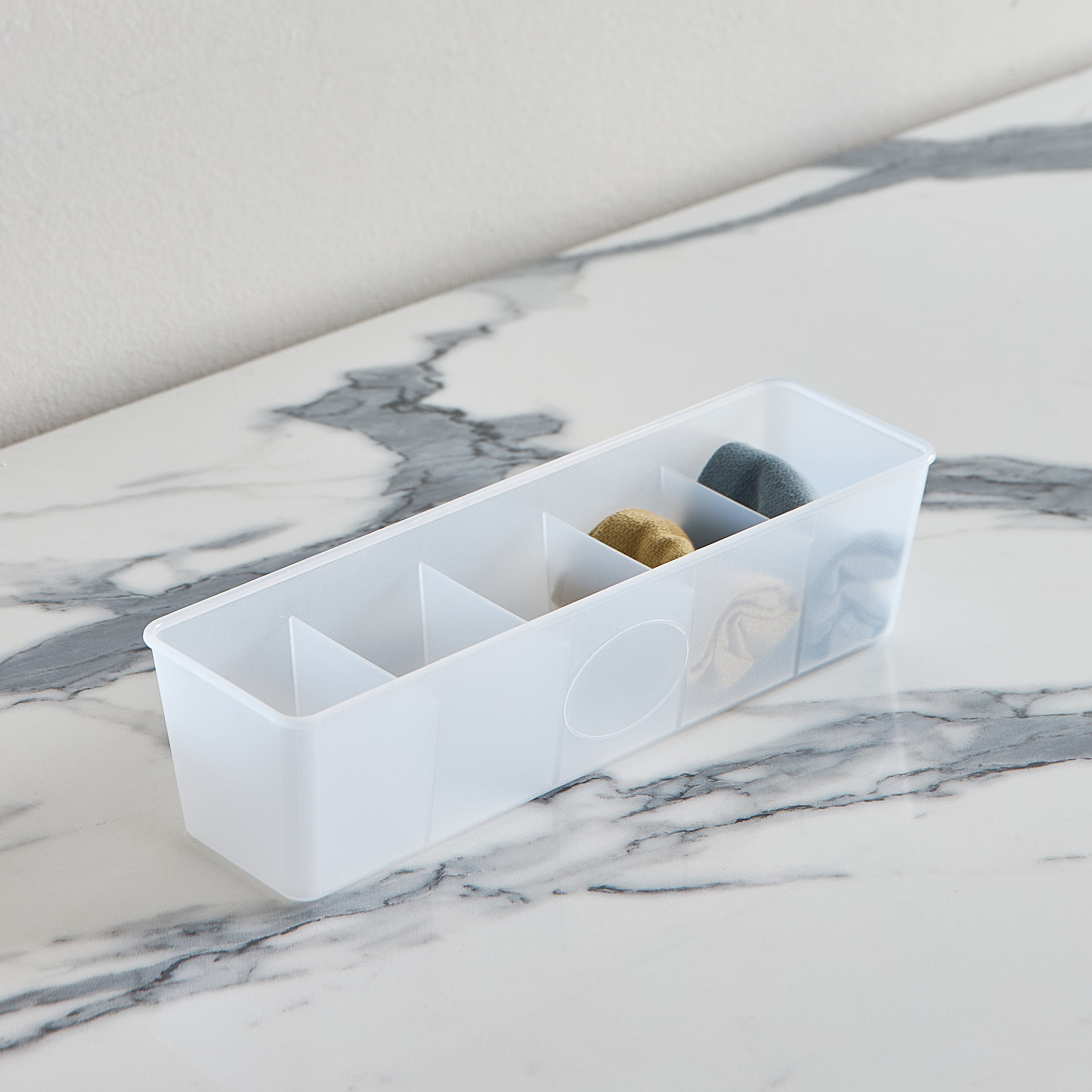 Inaya 5-Compartment Slim Drawer Organiser - 30.7x8.8x7.8 cm-hbxbedroom-bedroomaccessories-bedroomstorage-image-1