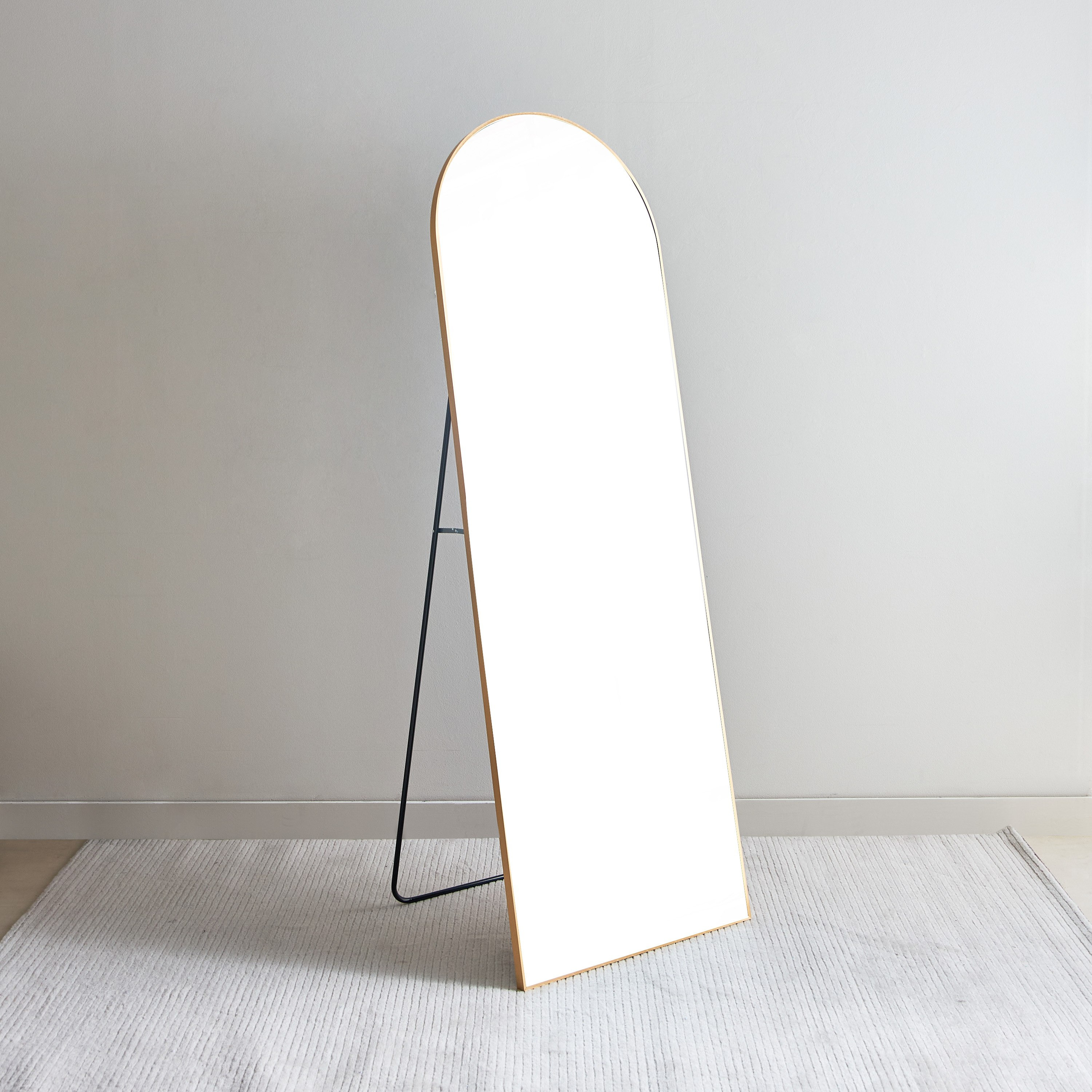 مرآة أرضية قائمة ألومنيوم من إيرليس - 61x181 سم-hbxhomeware-hbxdecorandfurnishings-image-2