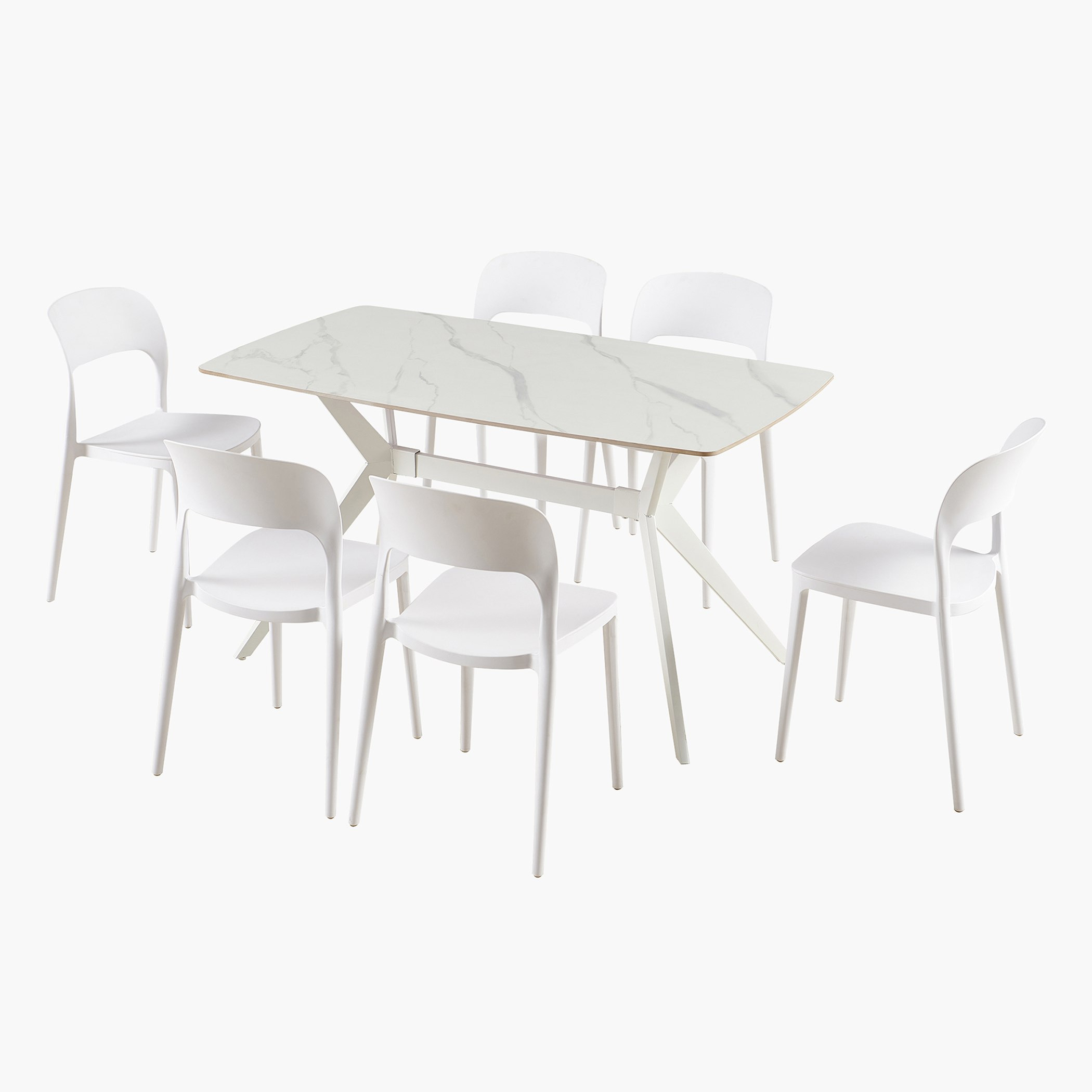 طقم سفرة من الحجر الملبد بـ6 مقاعد من ديفو-hbxfurniture-diningtablesandsets-diningsets-sixseater-image-22