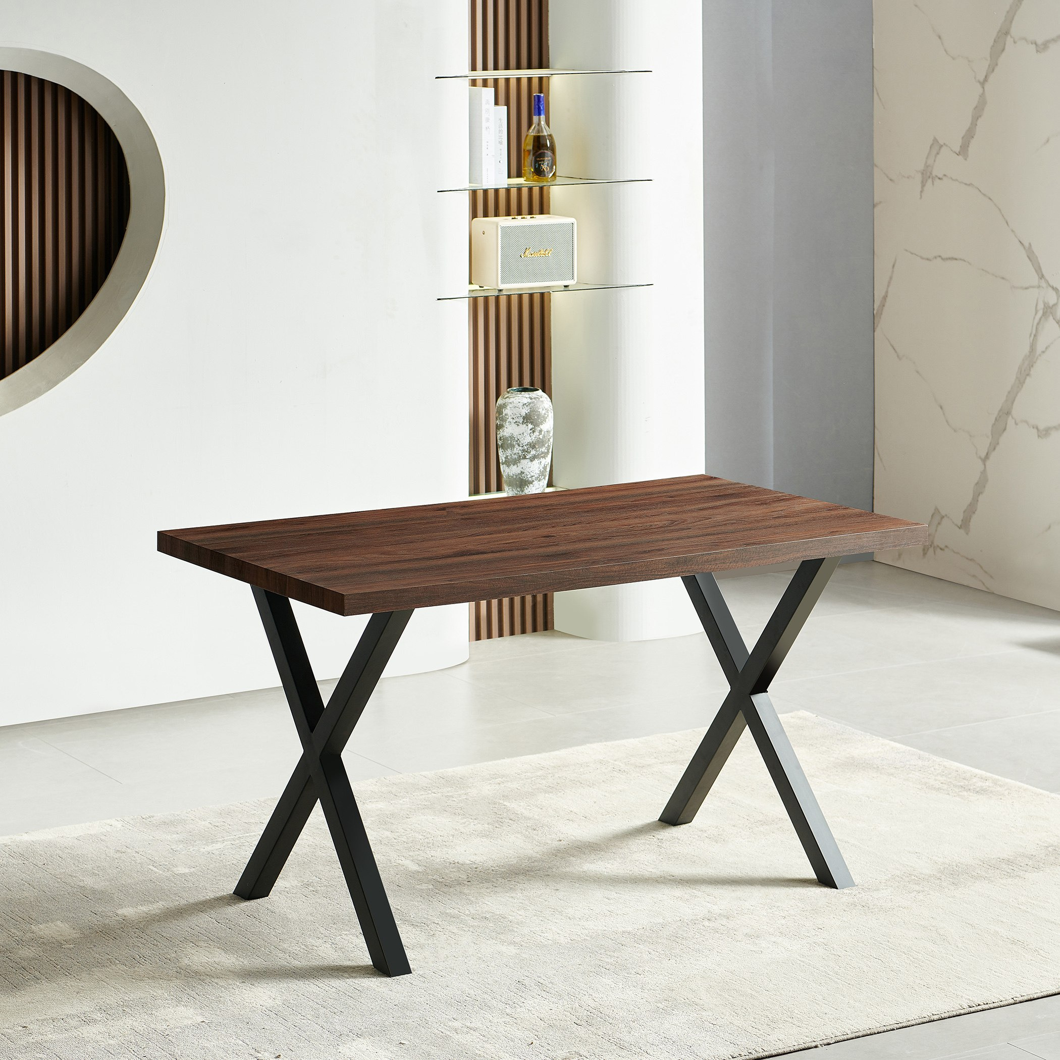 Wales 6-Seater Dining Set with Bench-hbxfurniture-diningtablesandsets-diningsets-sixseater-image-18