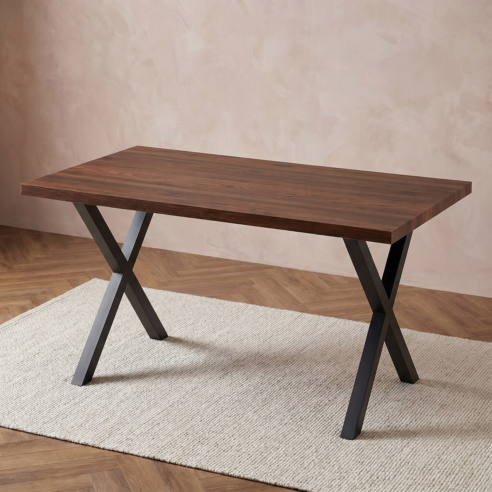 Wales 6-Seater Dining Set with Bench-hbxfurniture-diningtablesandsets-diningsets-sixseater-image-2