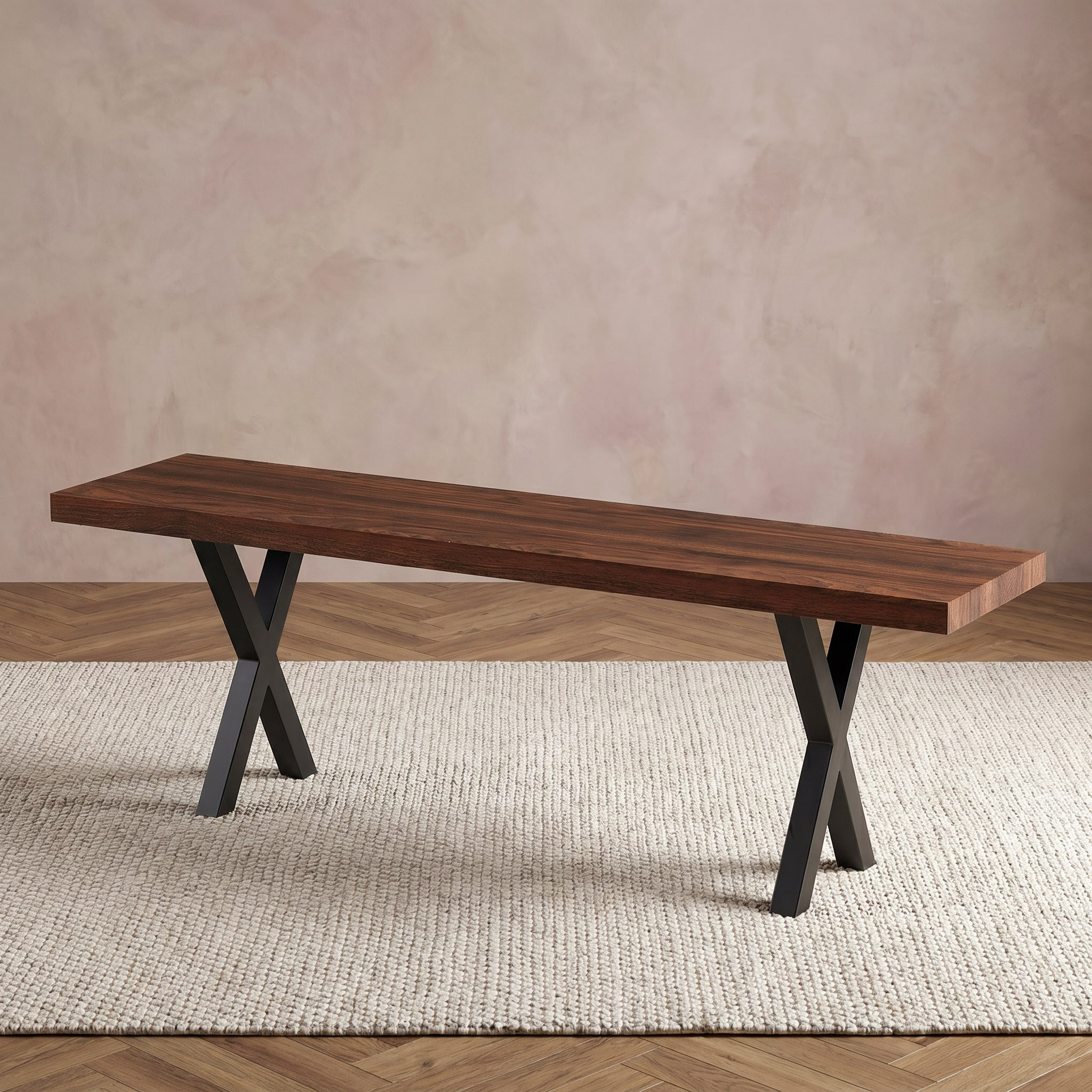 Wales 6-Seater Dining Set with Bench-hbxfurniture-diningtablesandsets-diningsets-sixseater-image-3