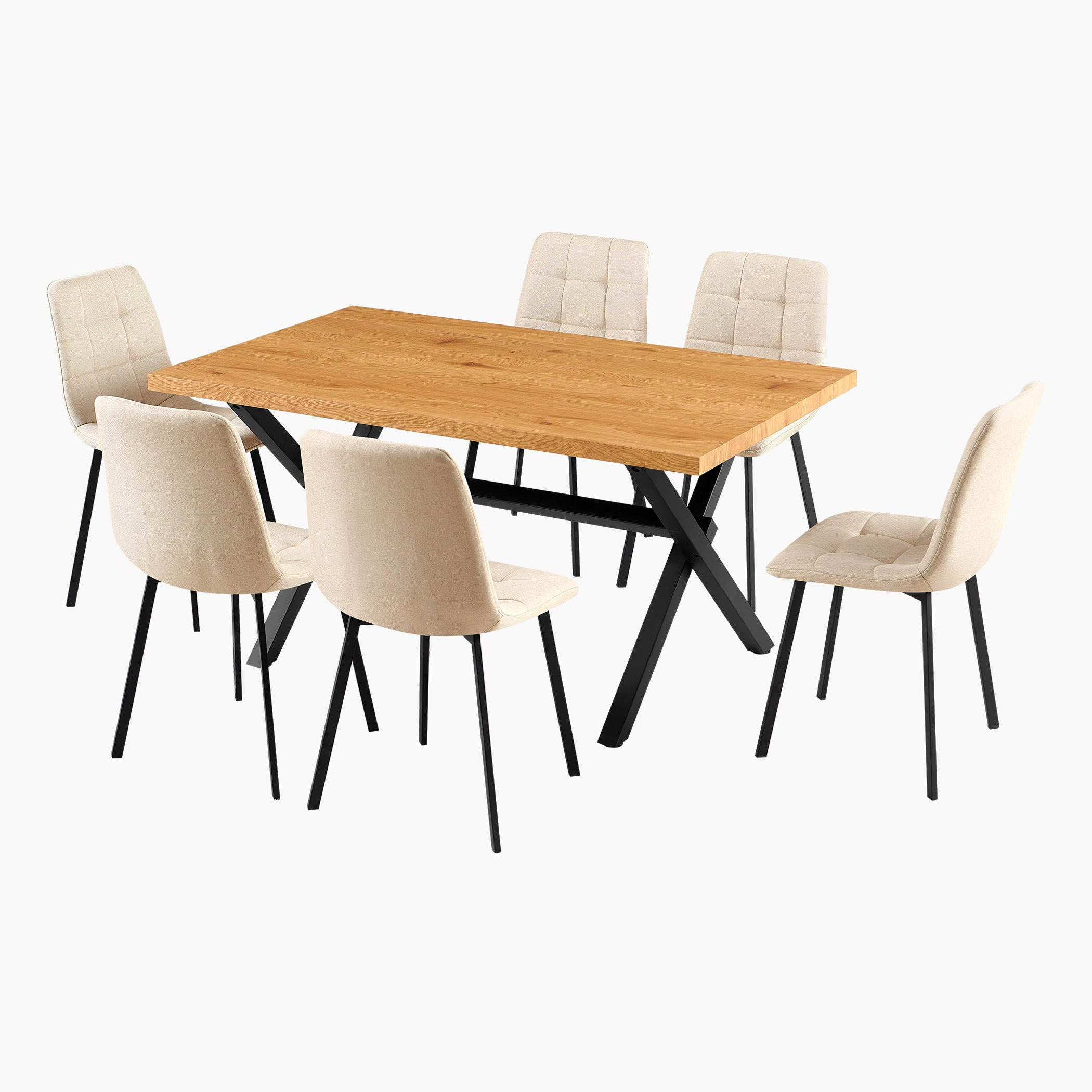 Finch 6-Seater Dining Set-hbxfurniture-diningtablesandsets-diningsets-sixseater-image-21